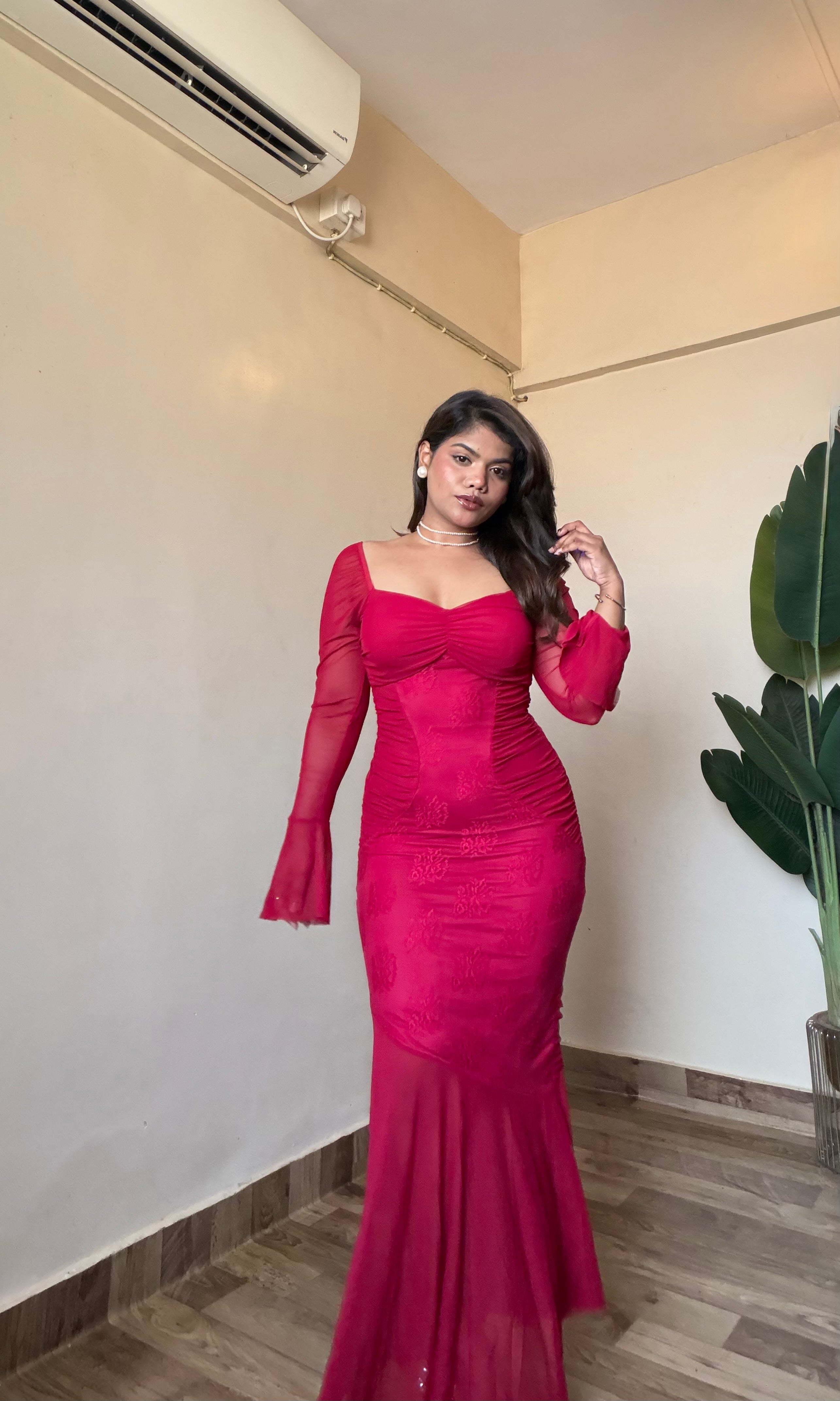 Scarlet Mermaid Dress