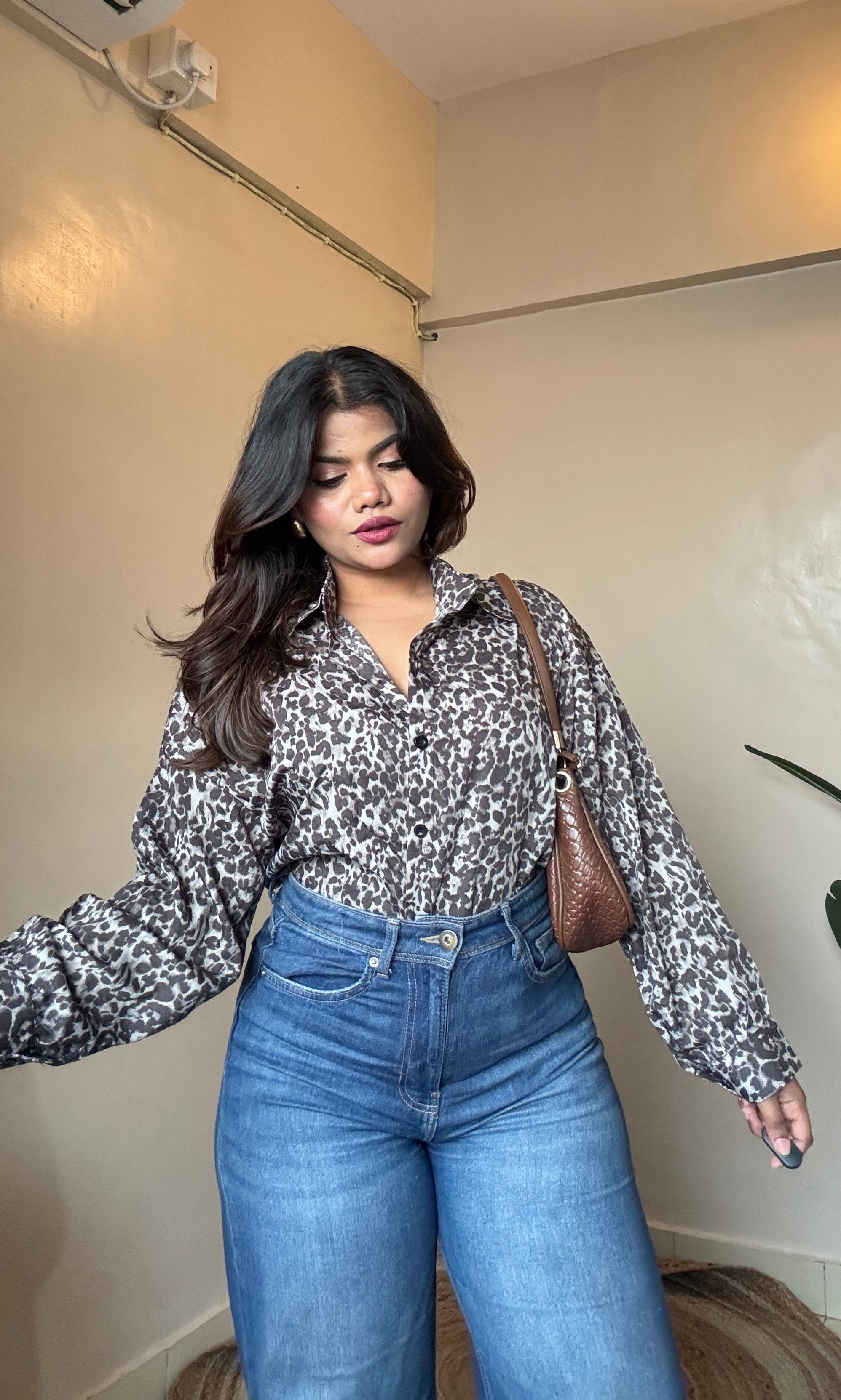 Leopard Printed Imported Shirt