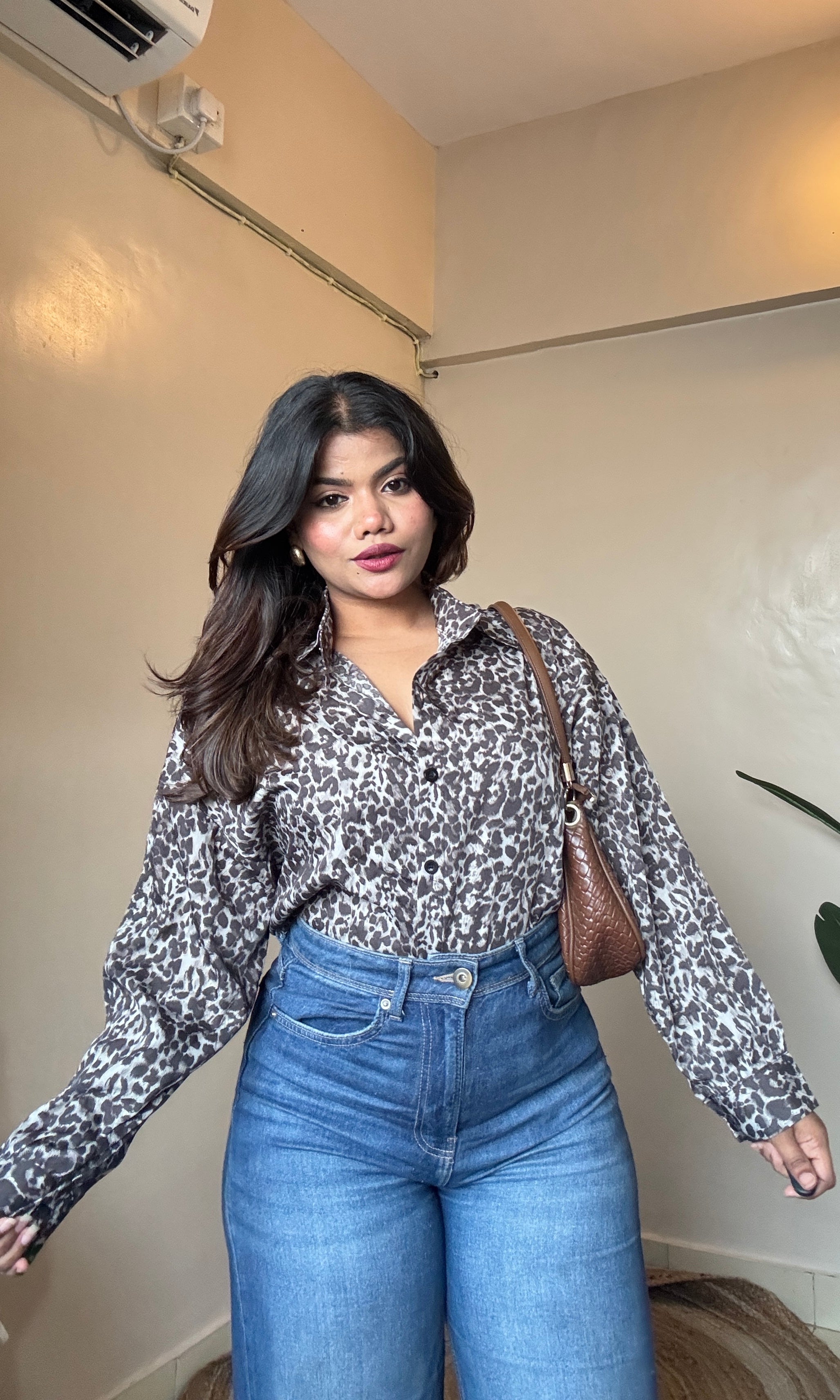 Leopard Printed Imported Shirt