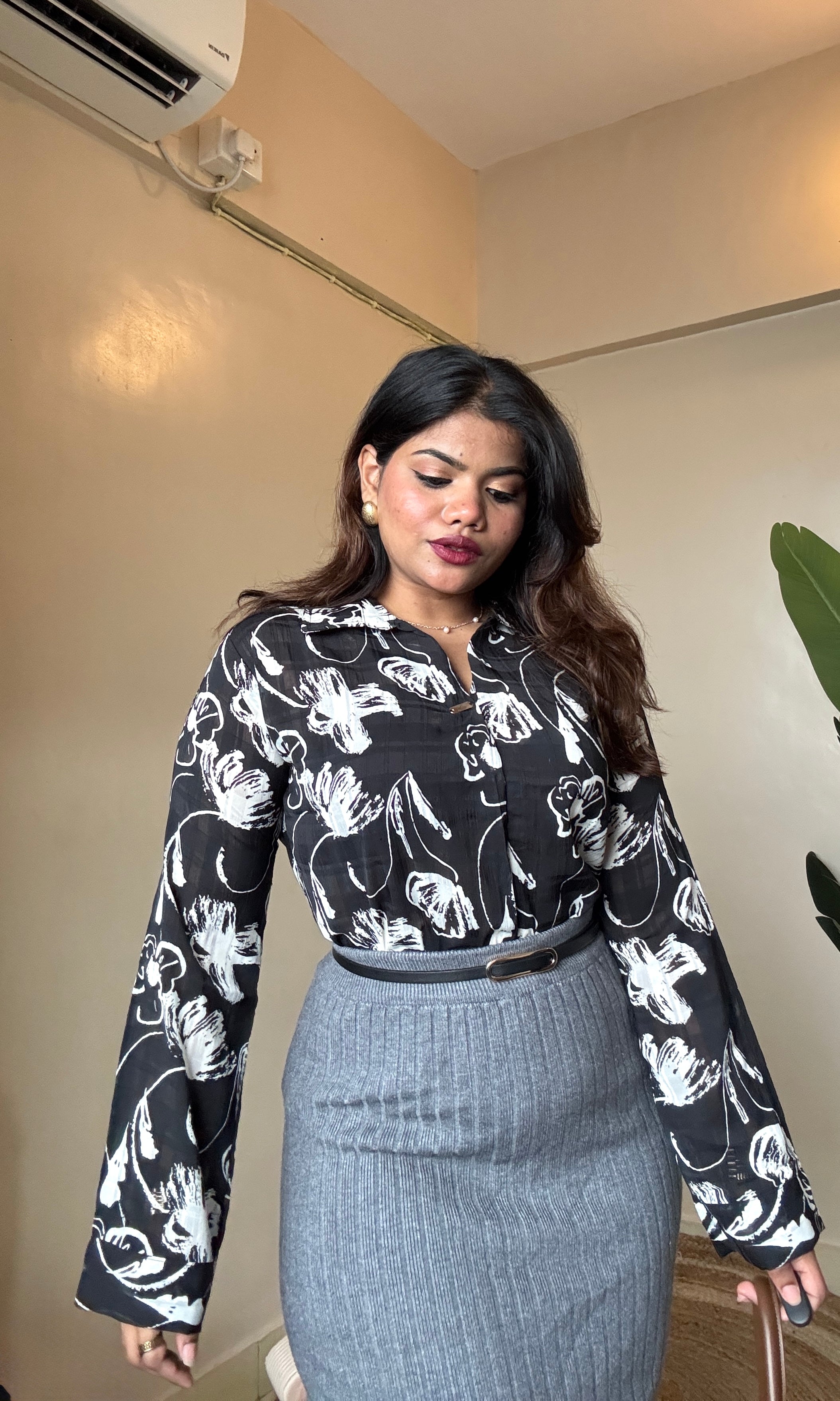 Printed Floral Shirt