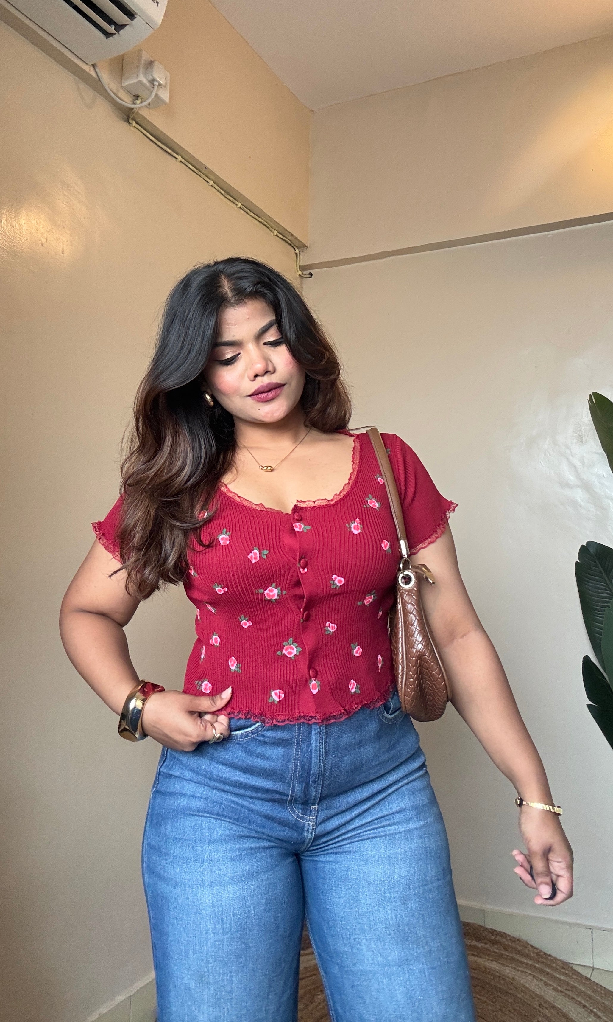 Cherry Printed Top