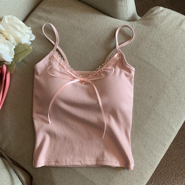 Bow In-Built Padded Tank Top
