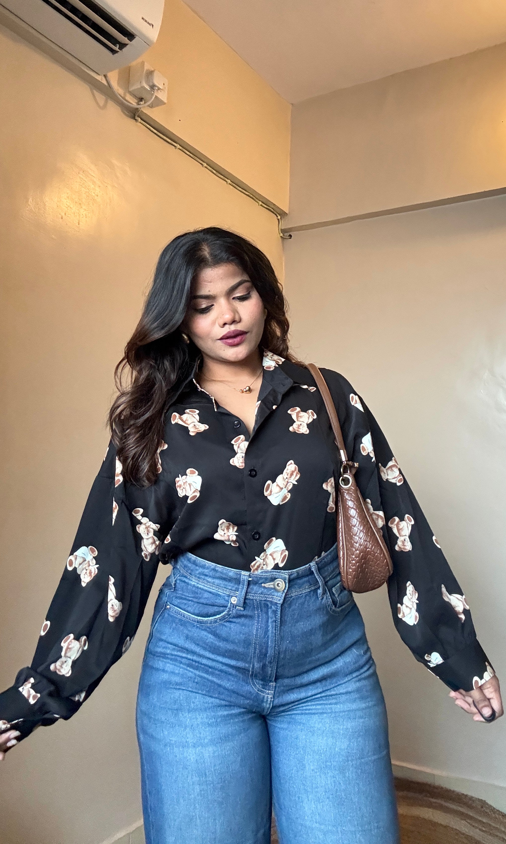 Teddy Print Shirt
