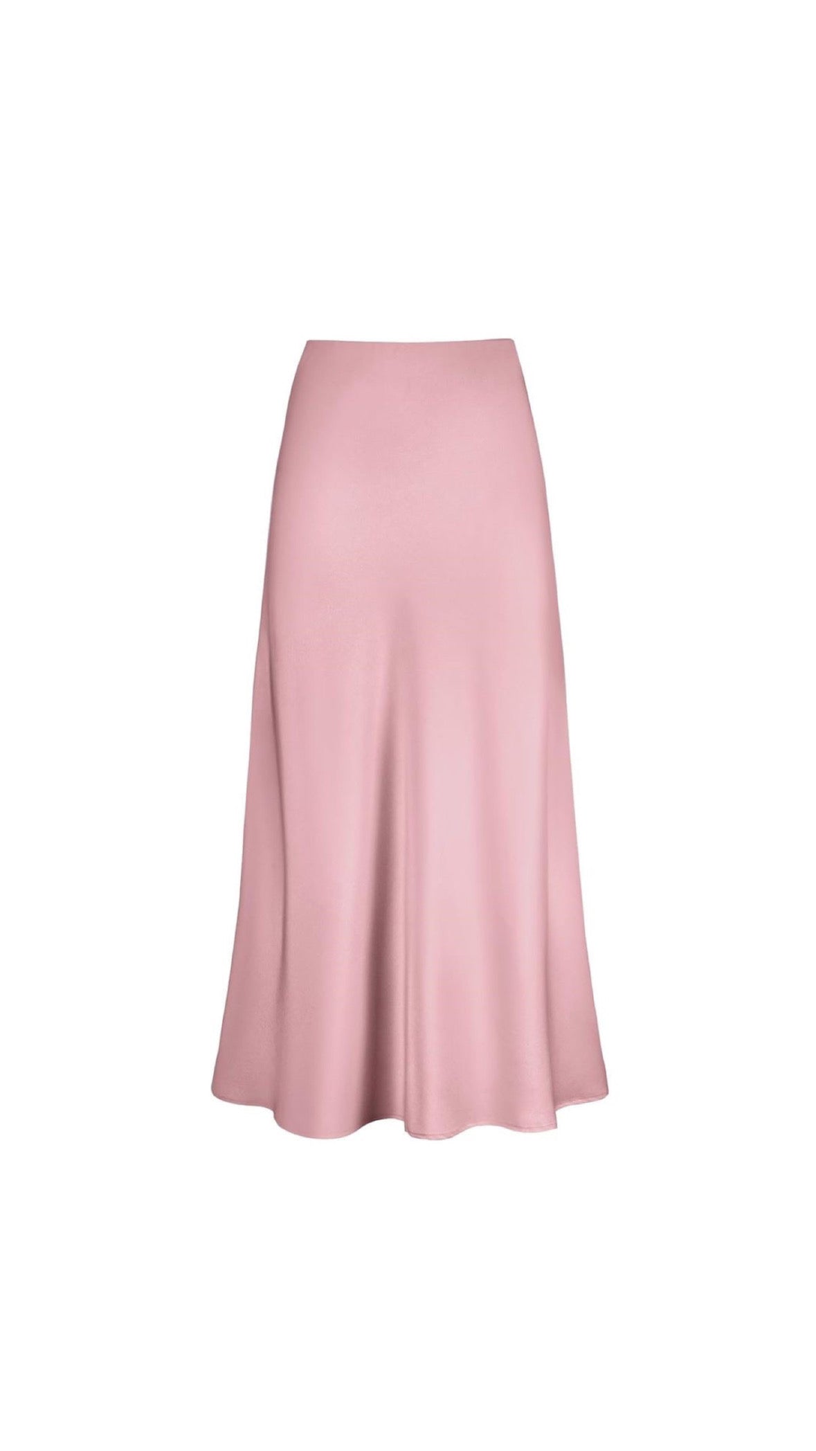 Premium Mauve Pink Satin Skirt