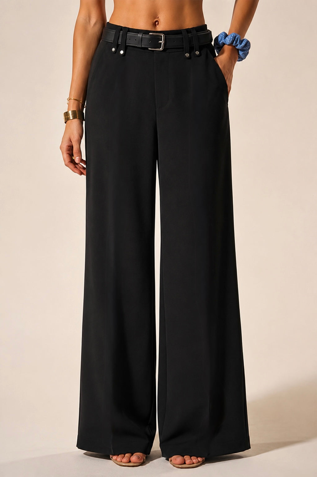 Premium Black Straight Fit Trouser
