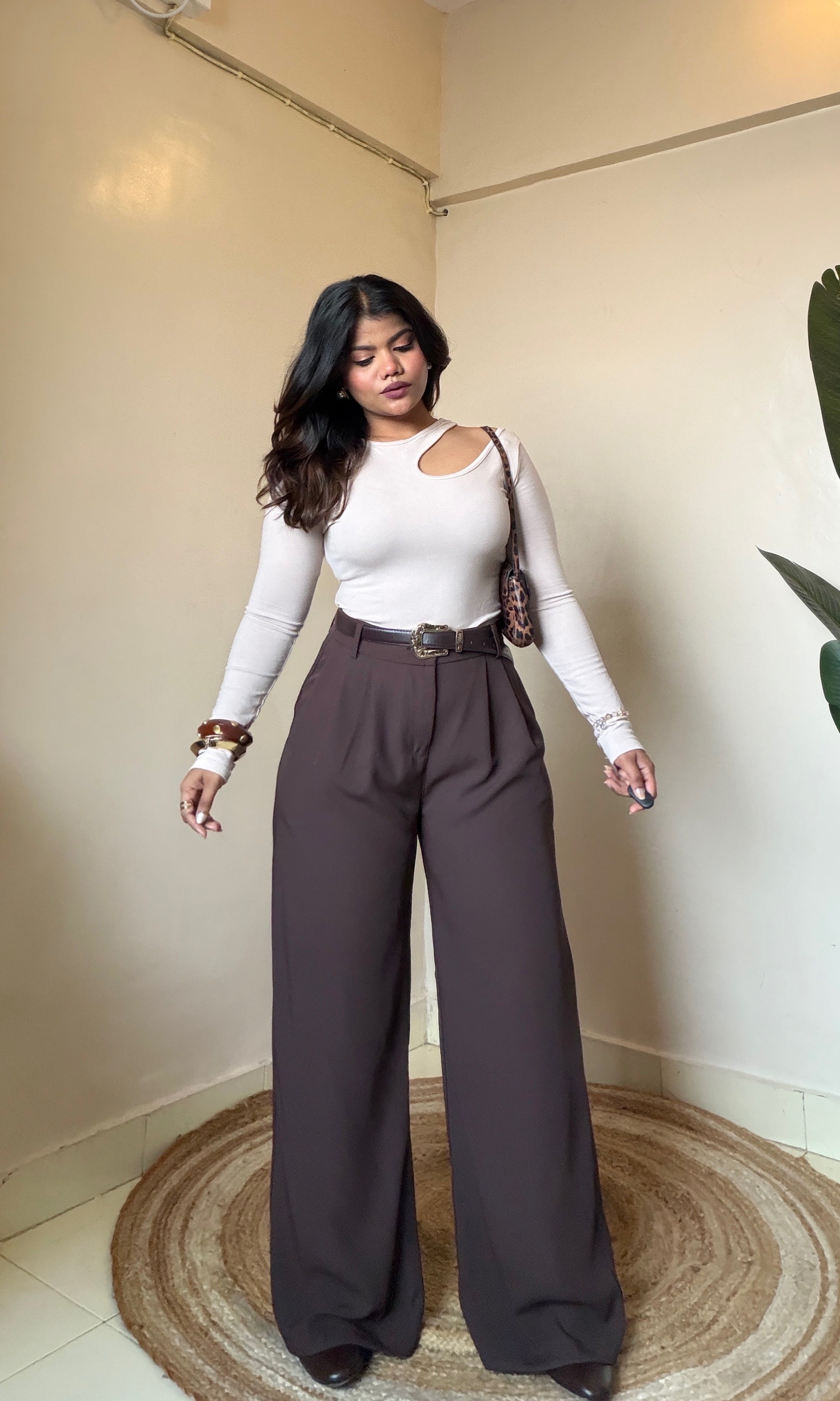 Premium Brown Tailored Trouser