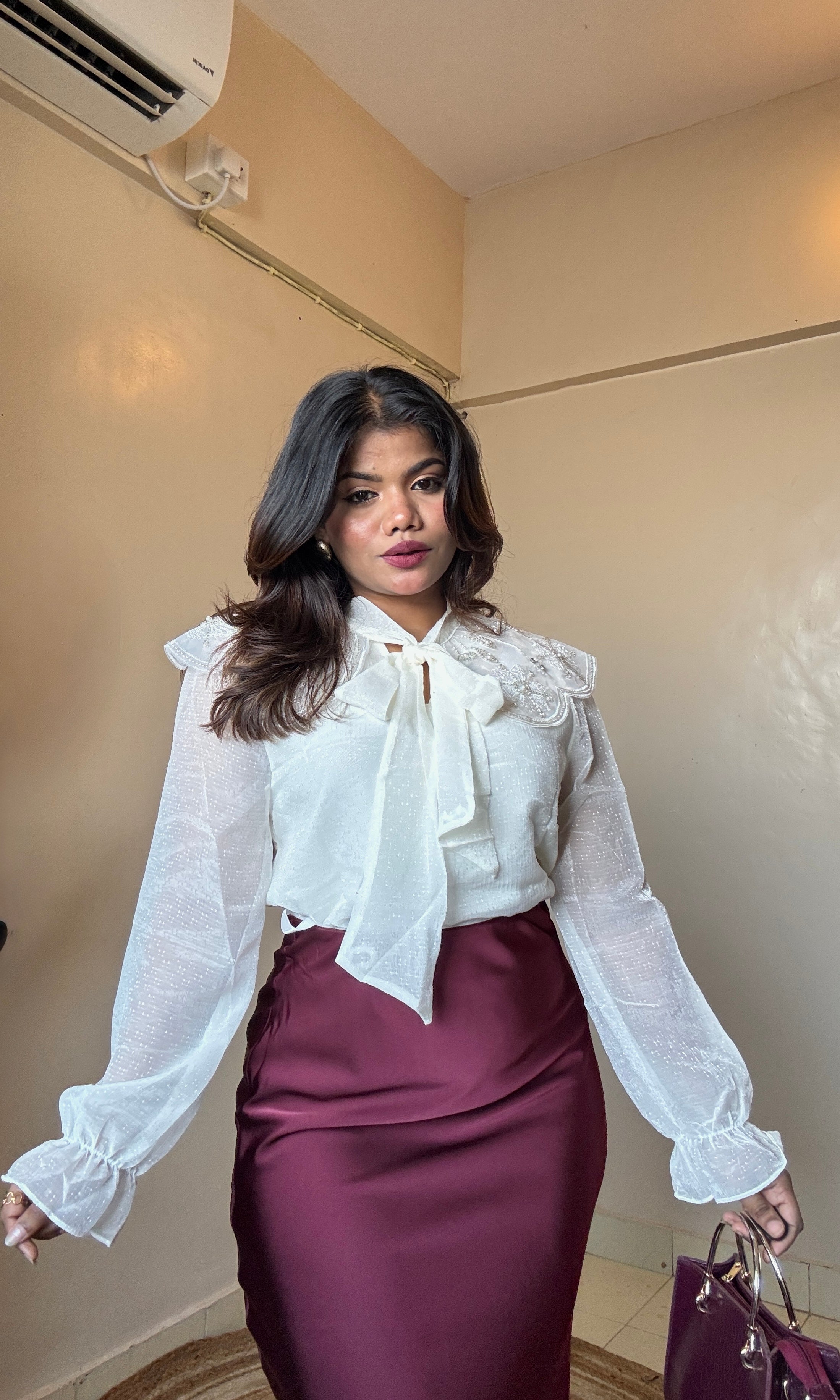 Premium Organza Blouse Shirt