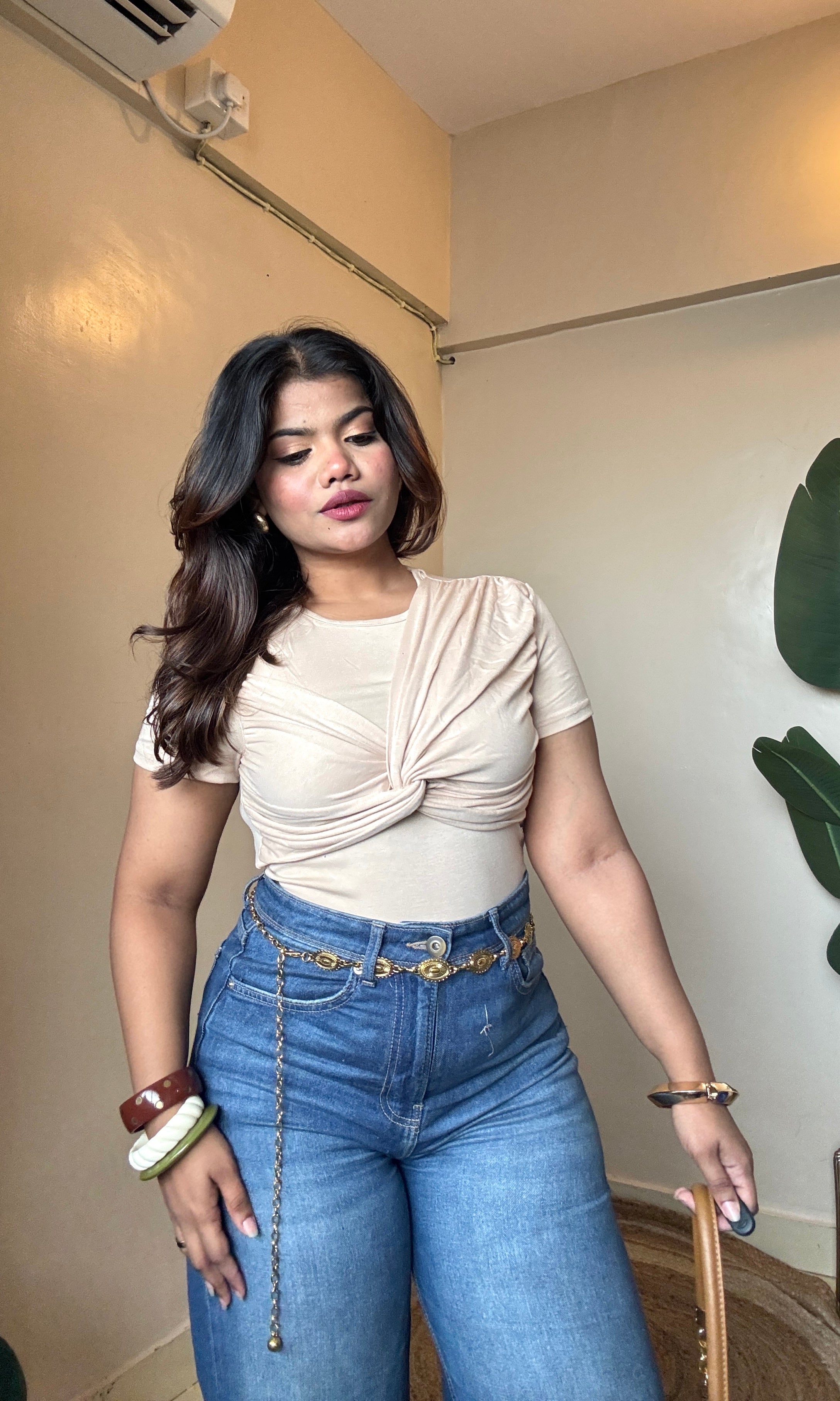 Twisted Knot Detailing Top