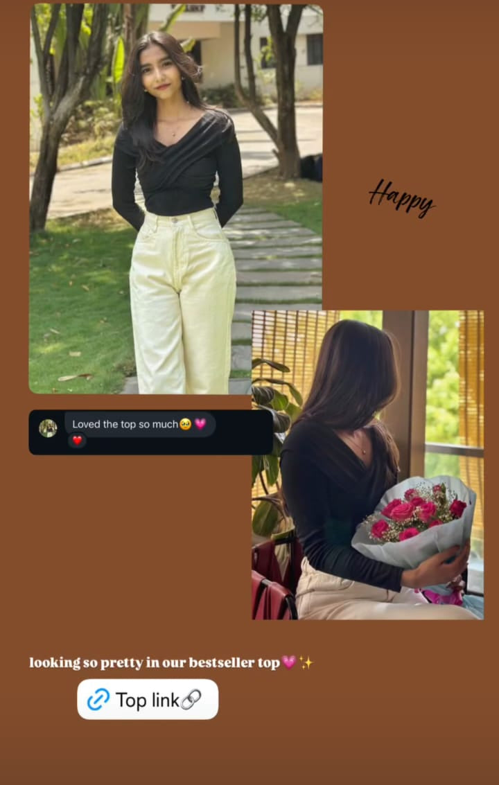 Customer story for Combo Velvet Maroon Mesh Top & Black Satin Pleated Skirt