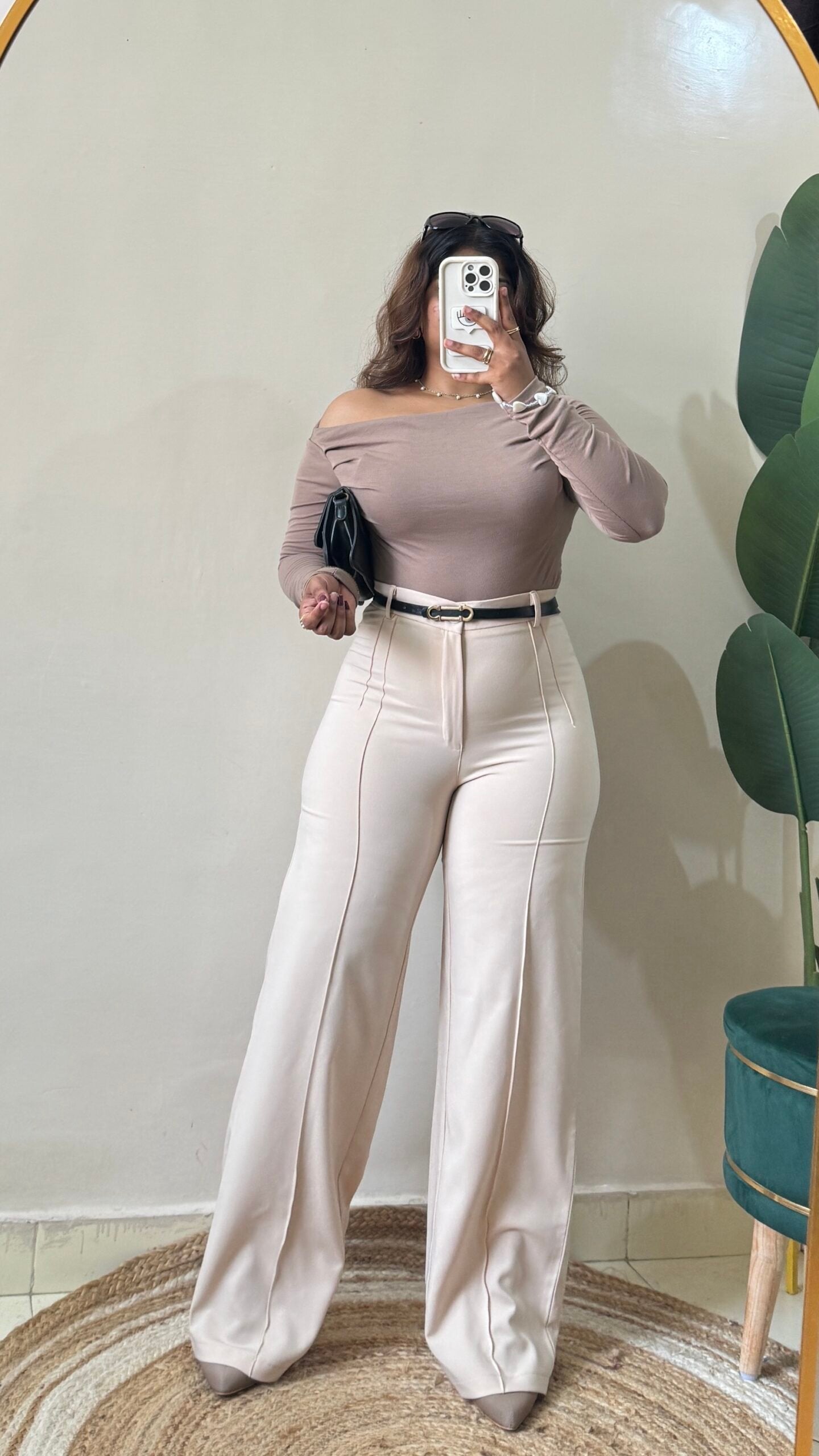 Premium Beige Modest Trouser