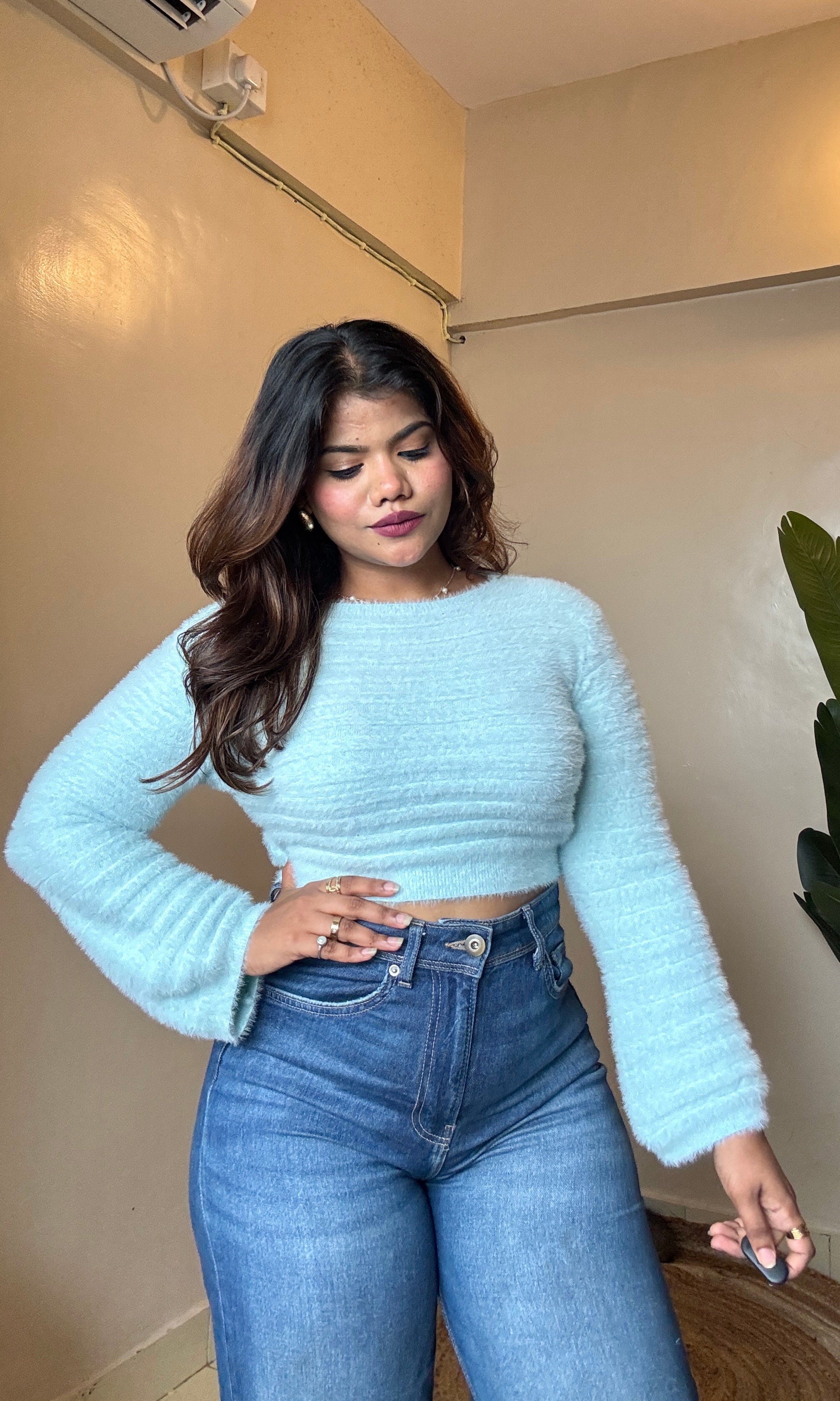 Furry Pullover Top