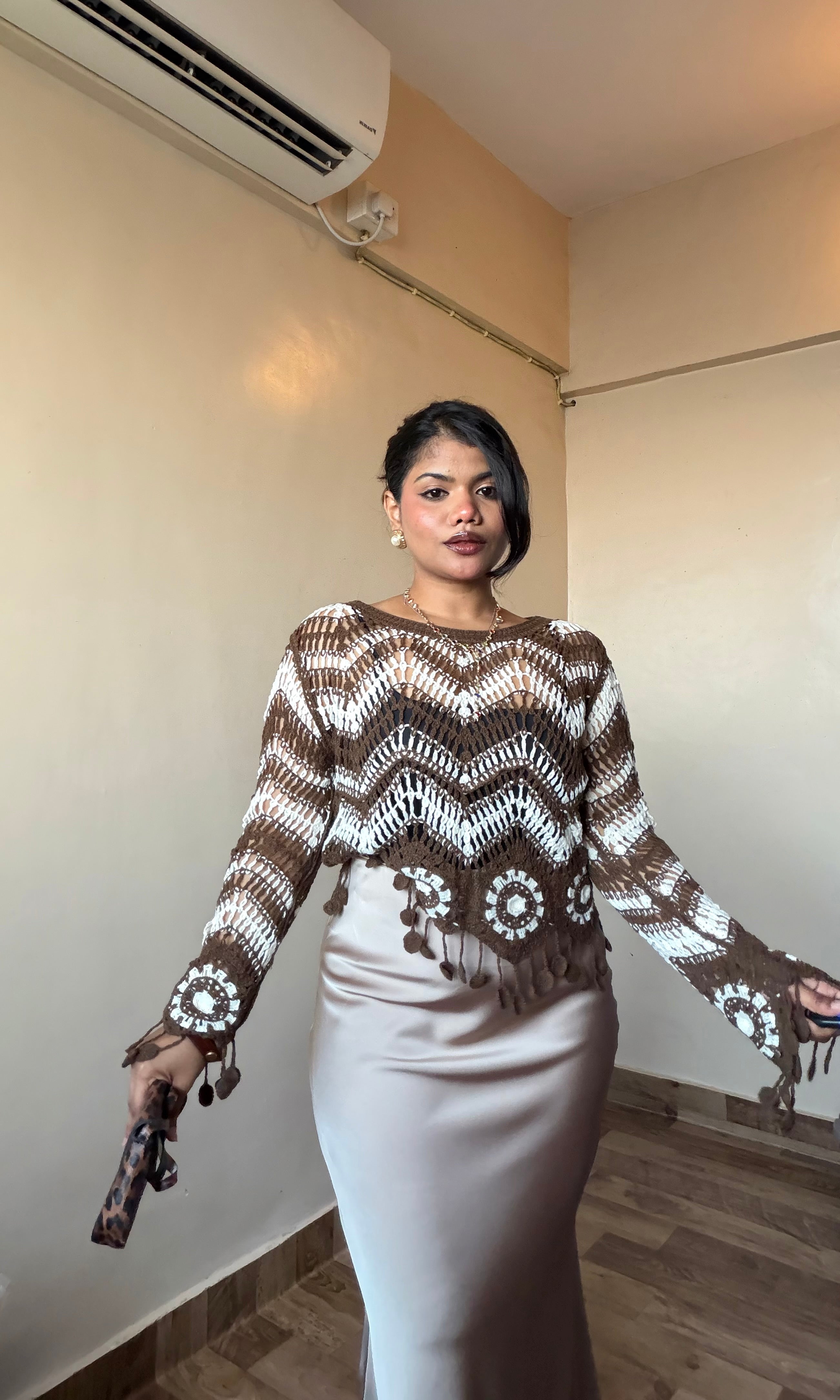 Crochet Frill Work Top