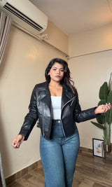 Faux Leather Jacket -1