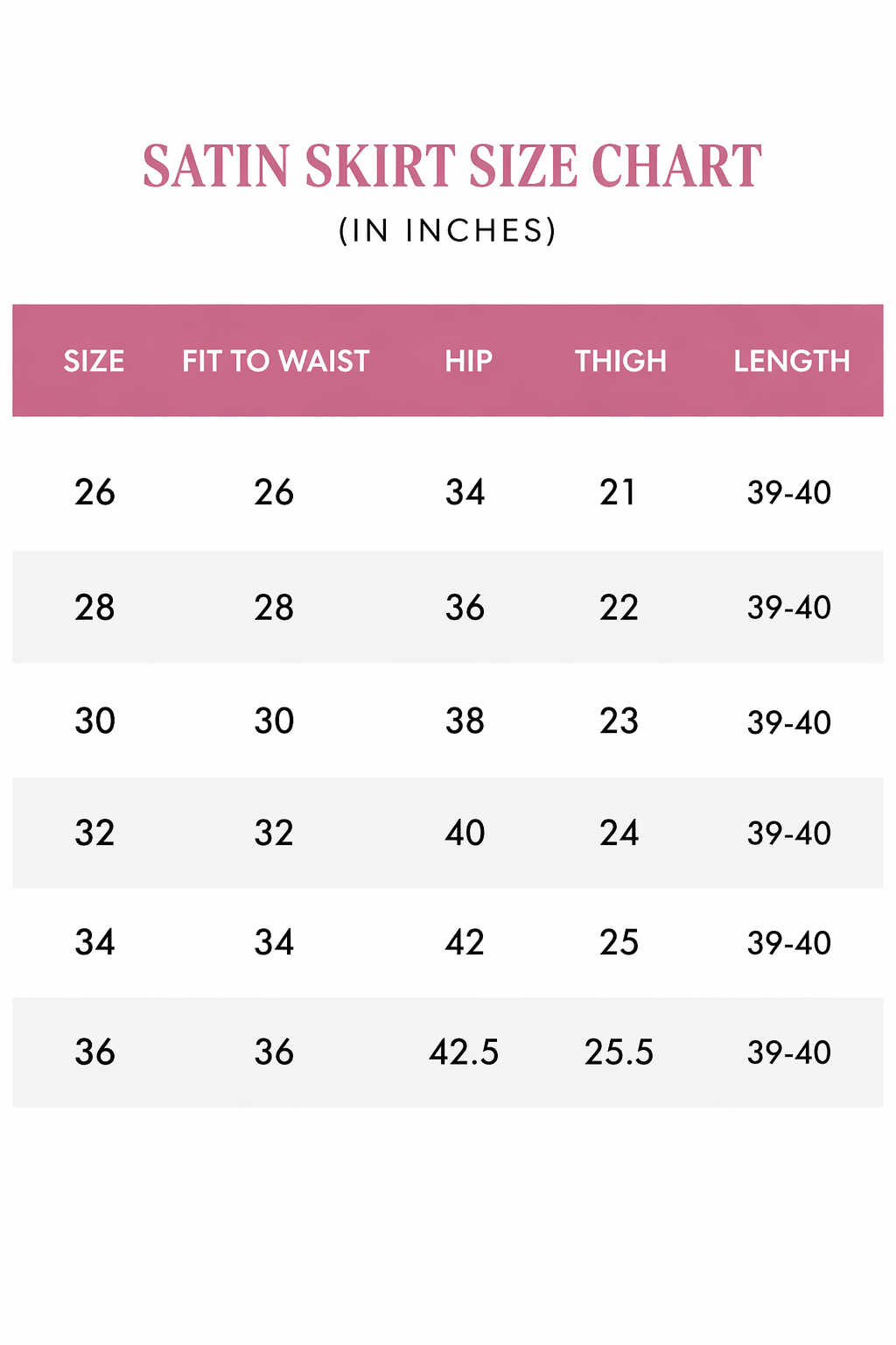 Premium Ivory Champagne Satin Skirt