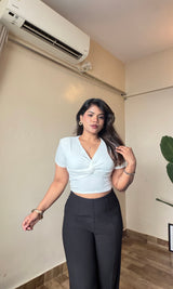 Overlapped Crop Top