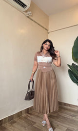 Coat Style Magic Plated Dress