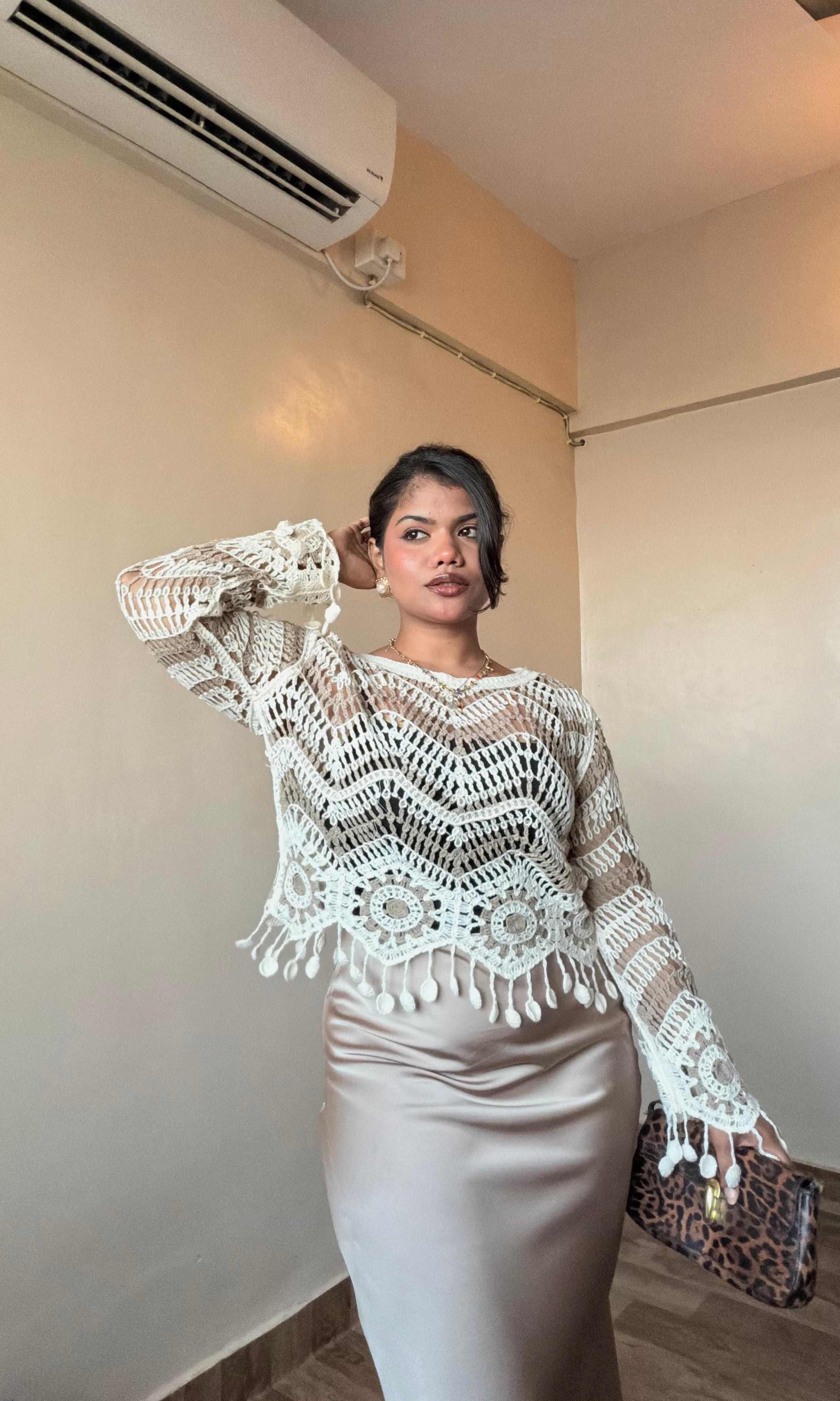 Crochet Frill Work Top