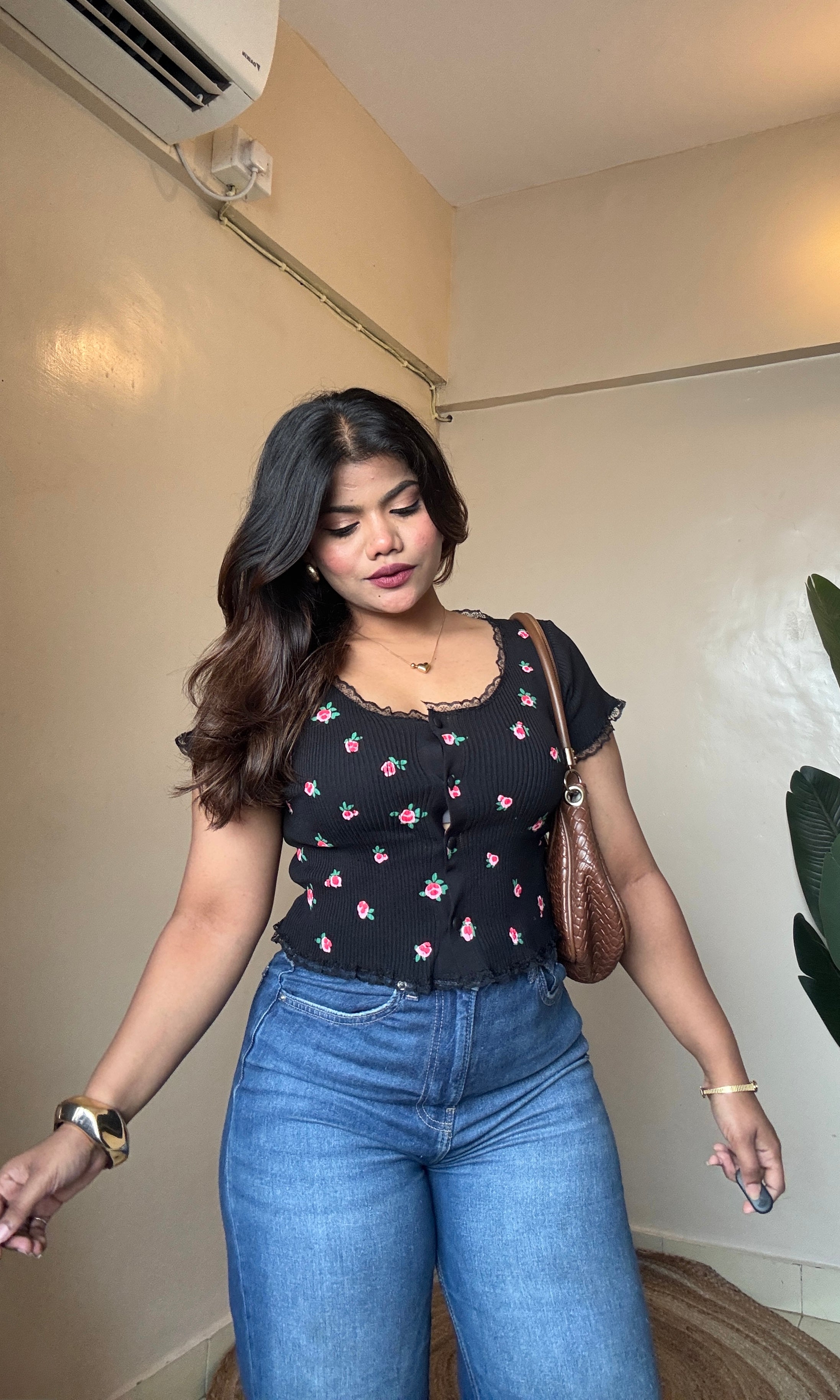 Cherry Printed Top