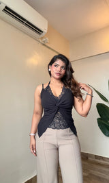 Lacey in-built Padded Tank Top