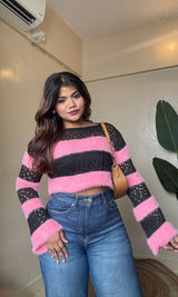 Furr Crochet Knit Pullover