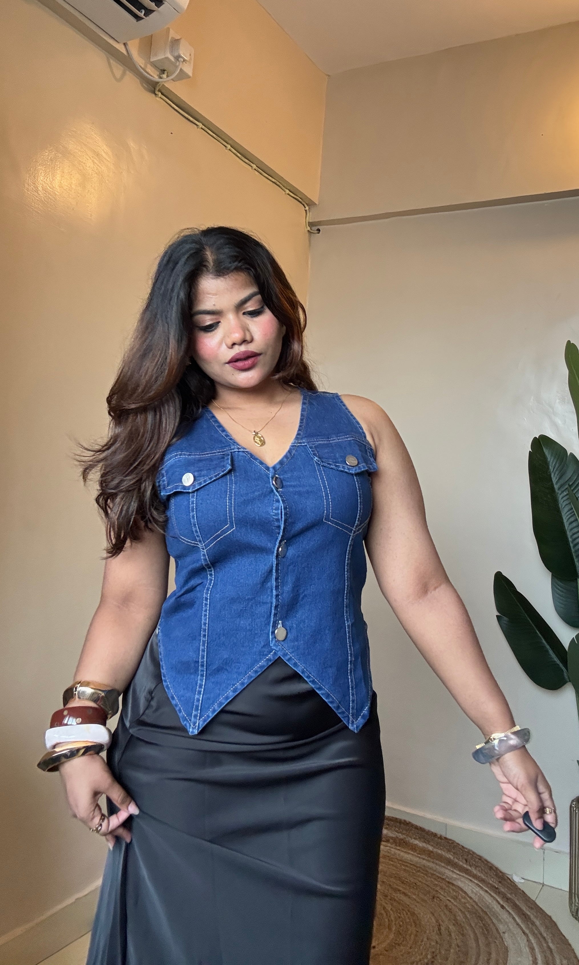 Denim Waist-Coat