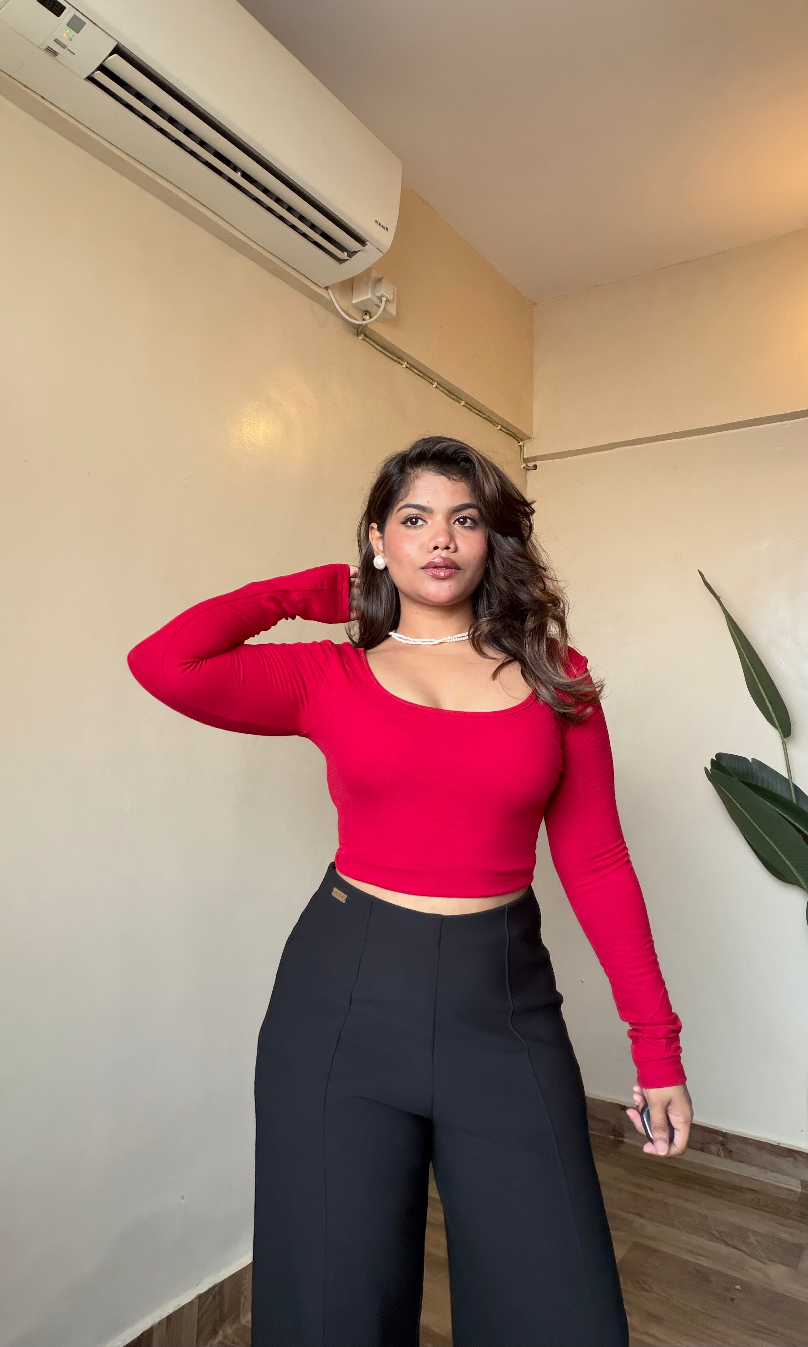 In-Built Padded Backless Wrap Top