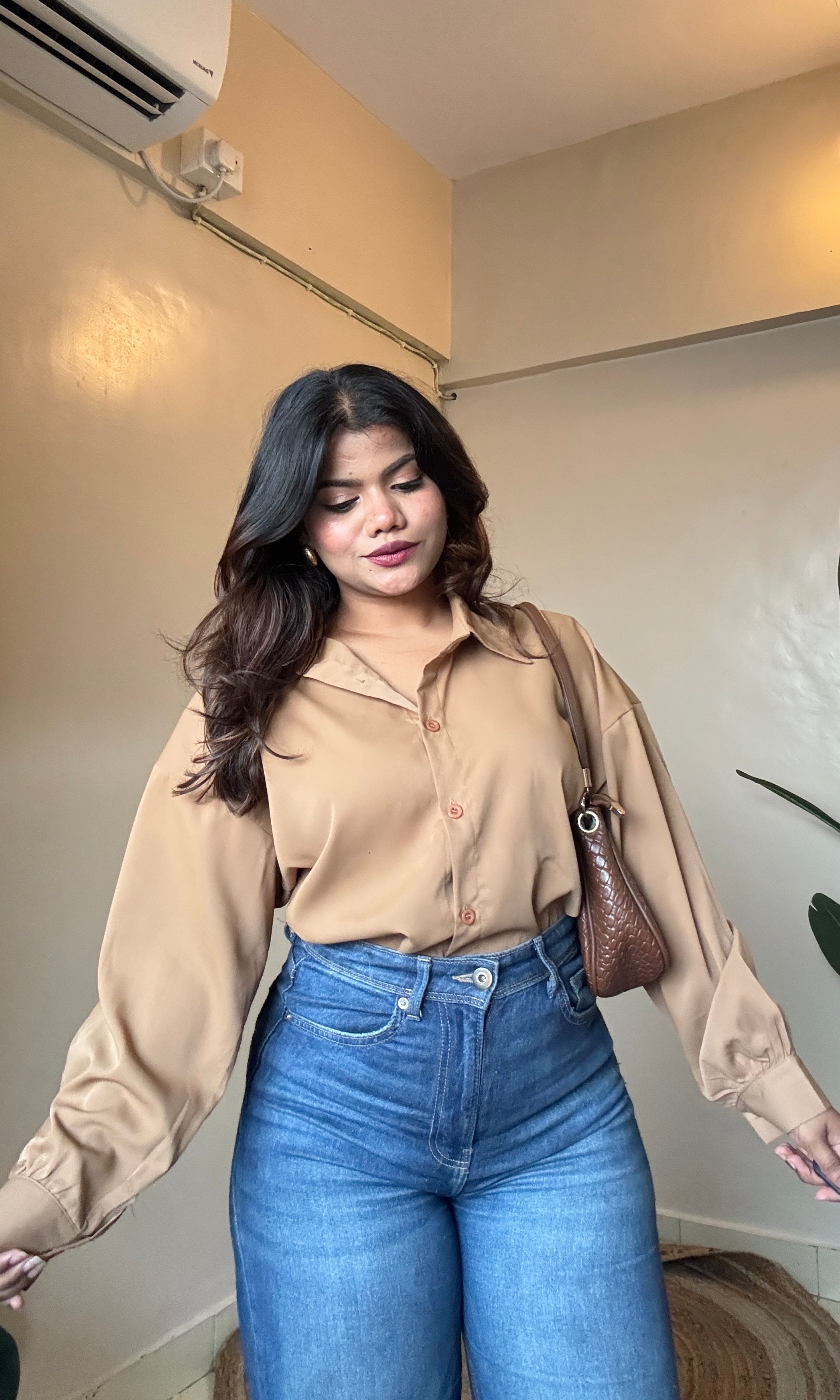 Beige Imported Shirt