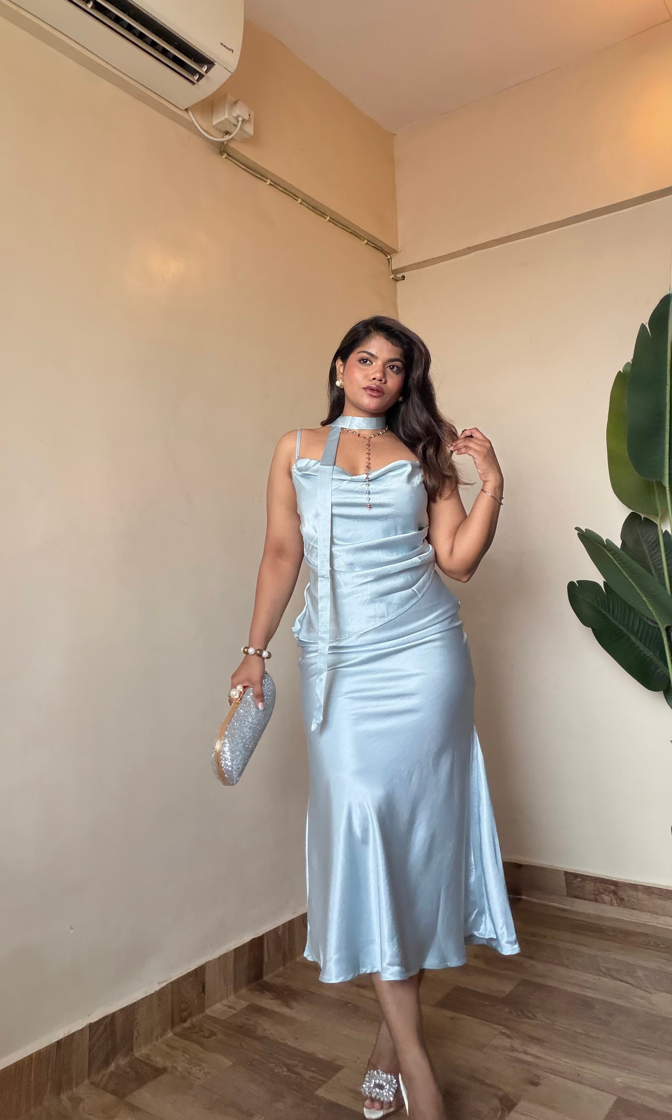 Luna Satin Dress