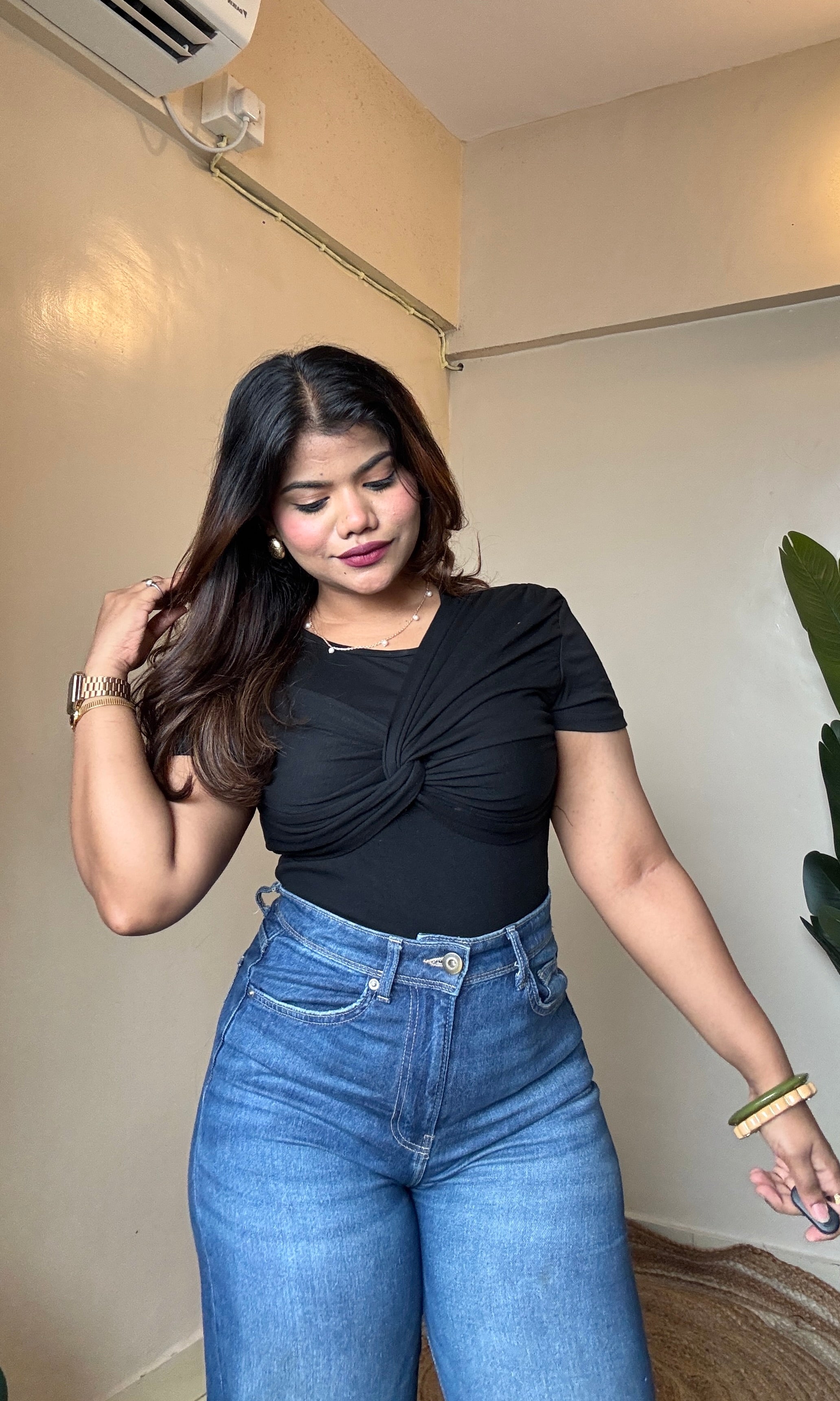 Twisted Knot Detailing Top