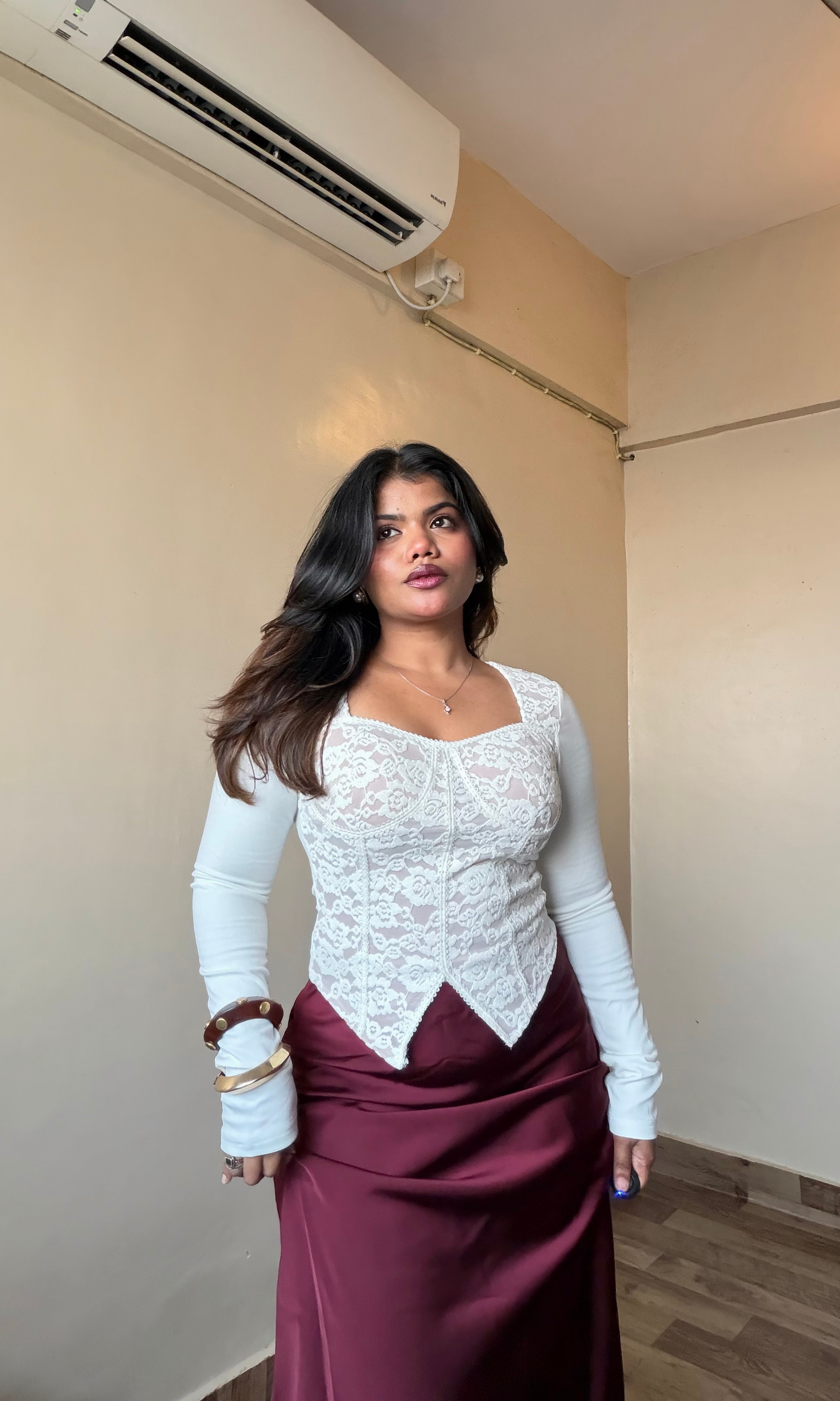 Premium Structured Lacy Fishcut Corset