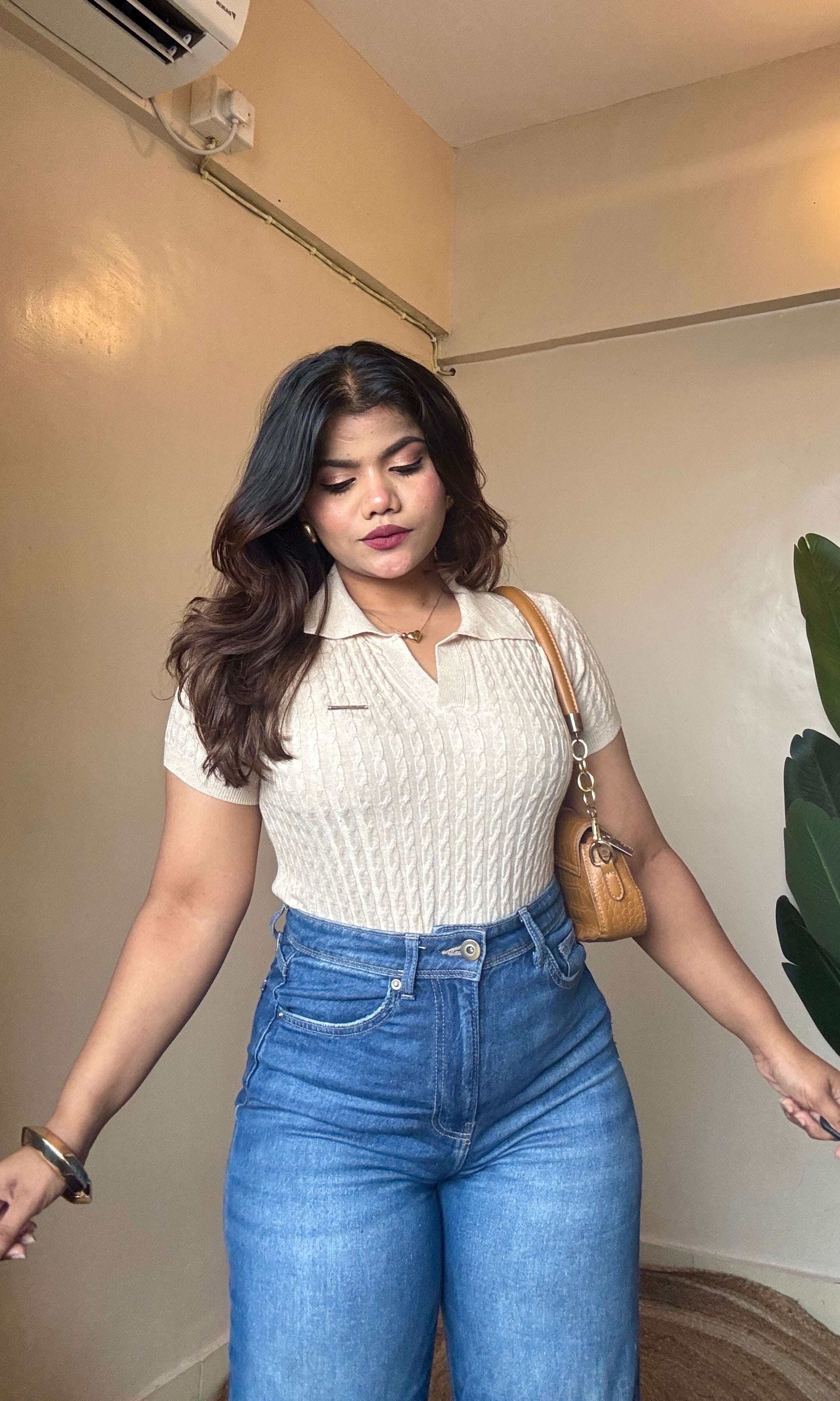 Basic Collar Knit Top