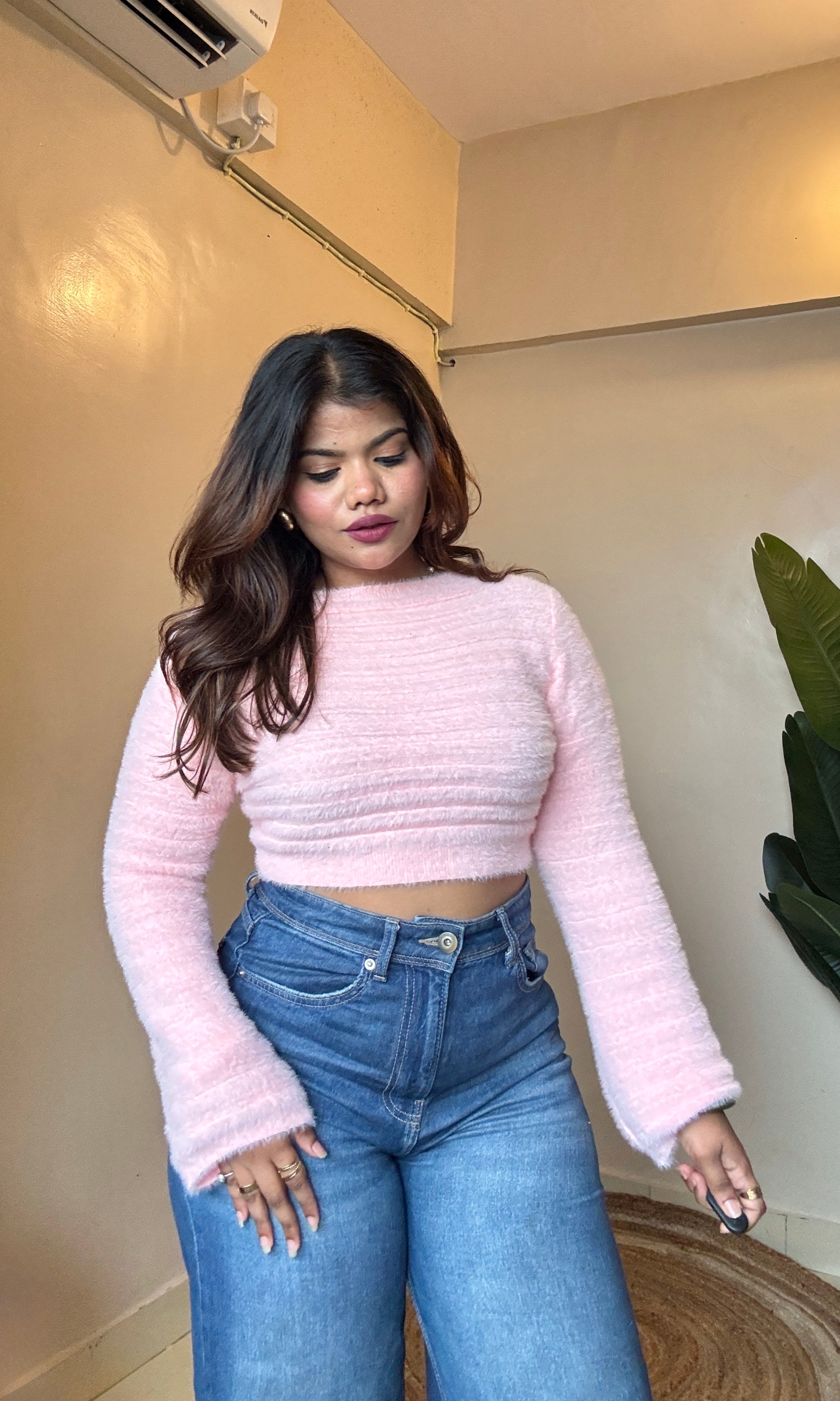 Furry Pullover Top