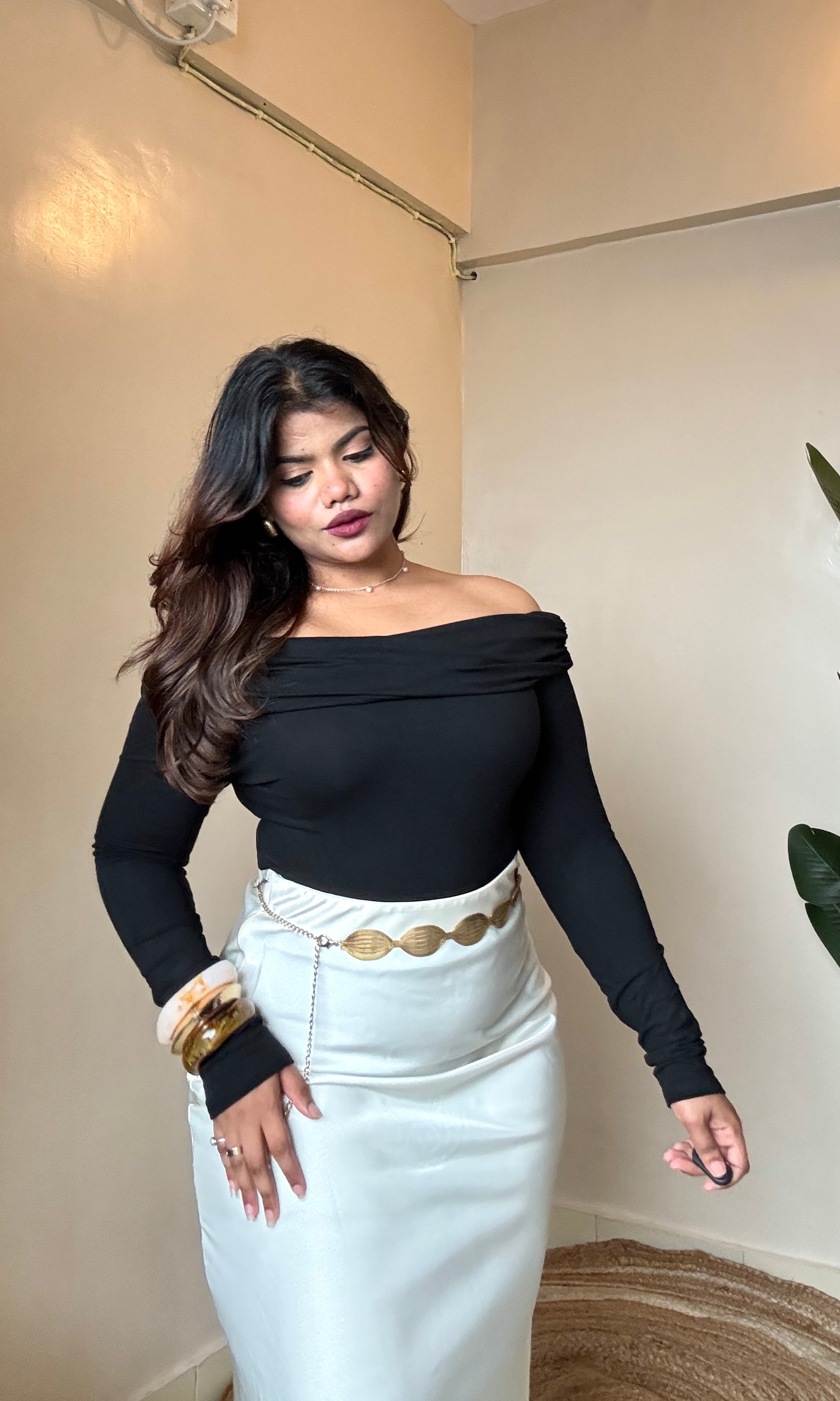 Off-Shoulder Bodysuit