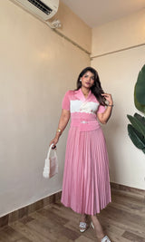 Coat Style Magic Plated Dress