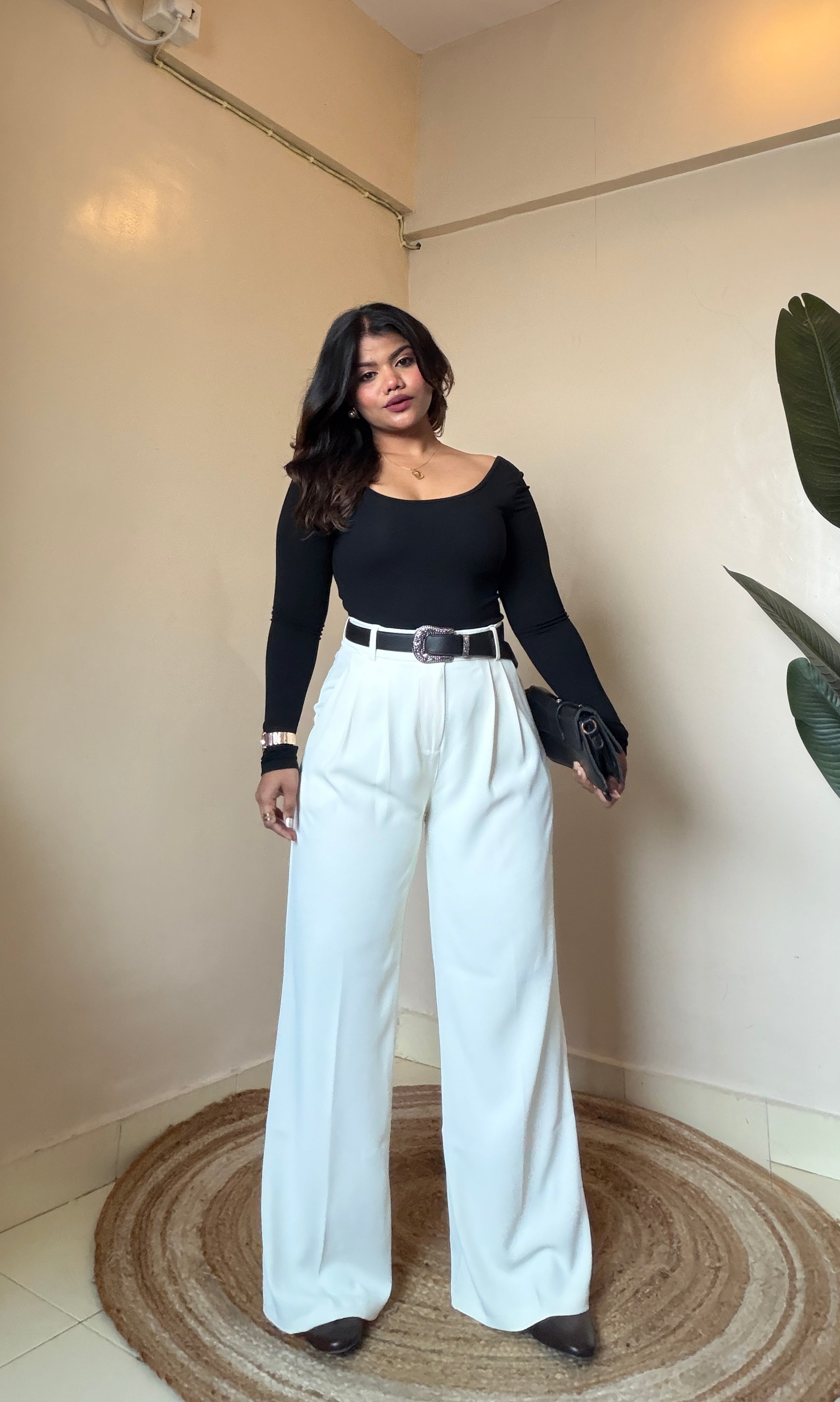 Premium White Tailored Trouser