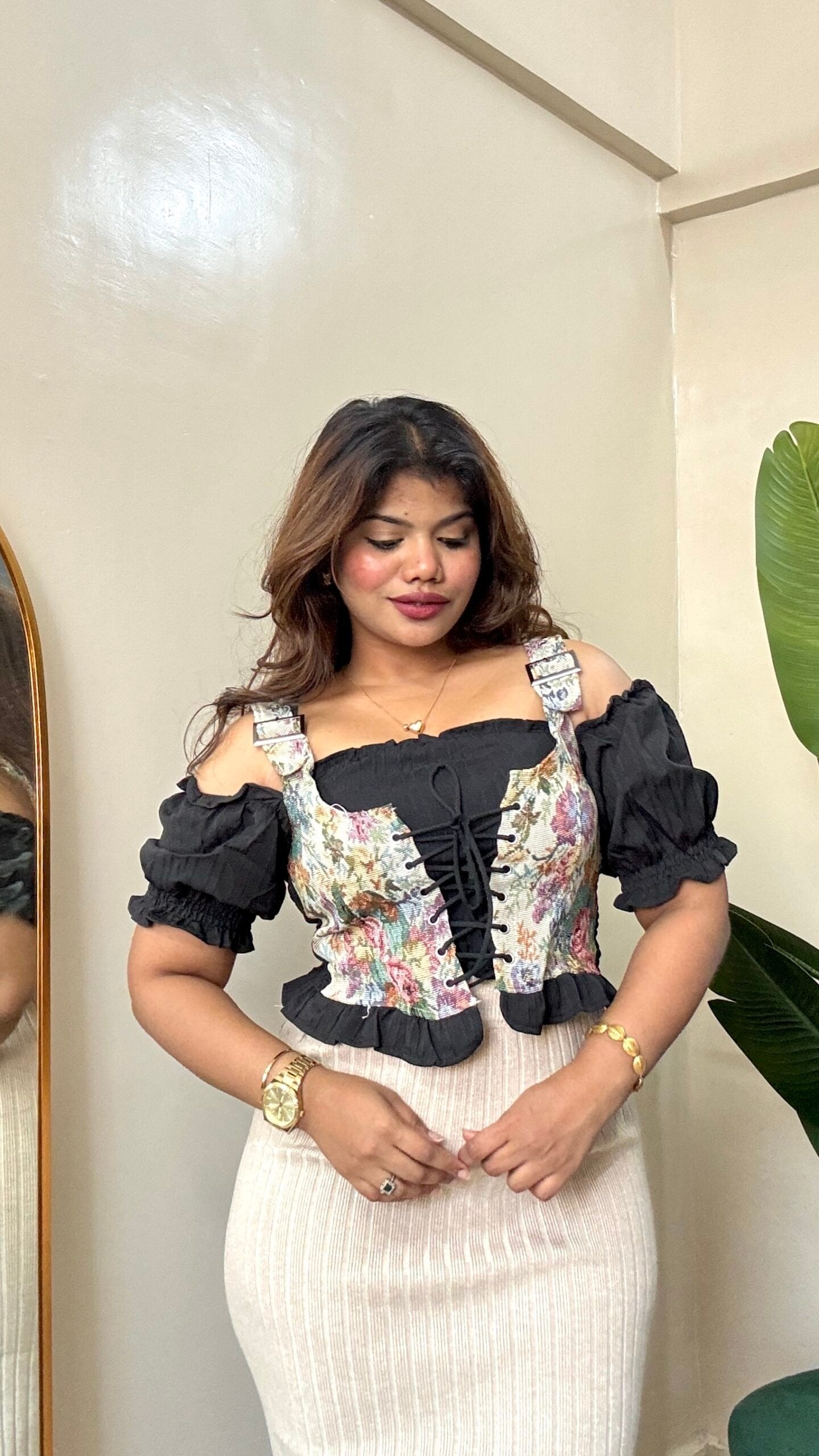 Floral Vintage Corset
