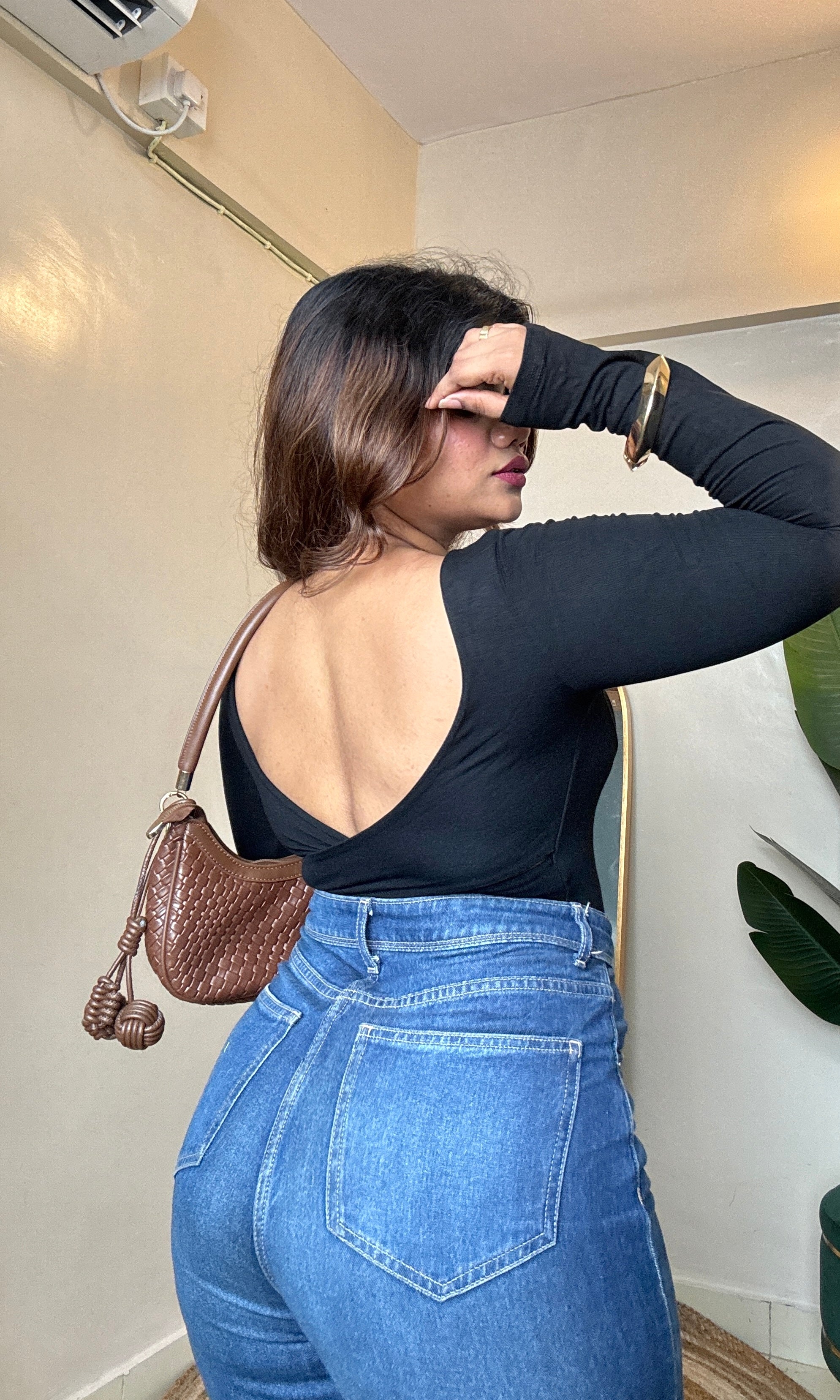Back Crossover Wrap Top