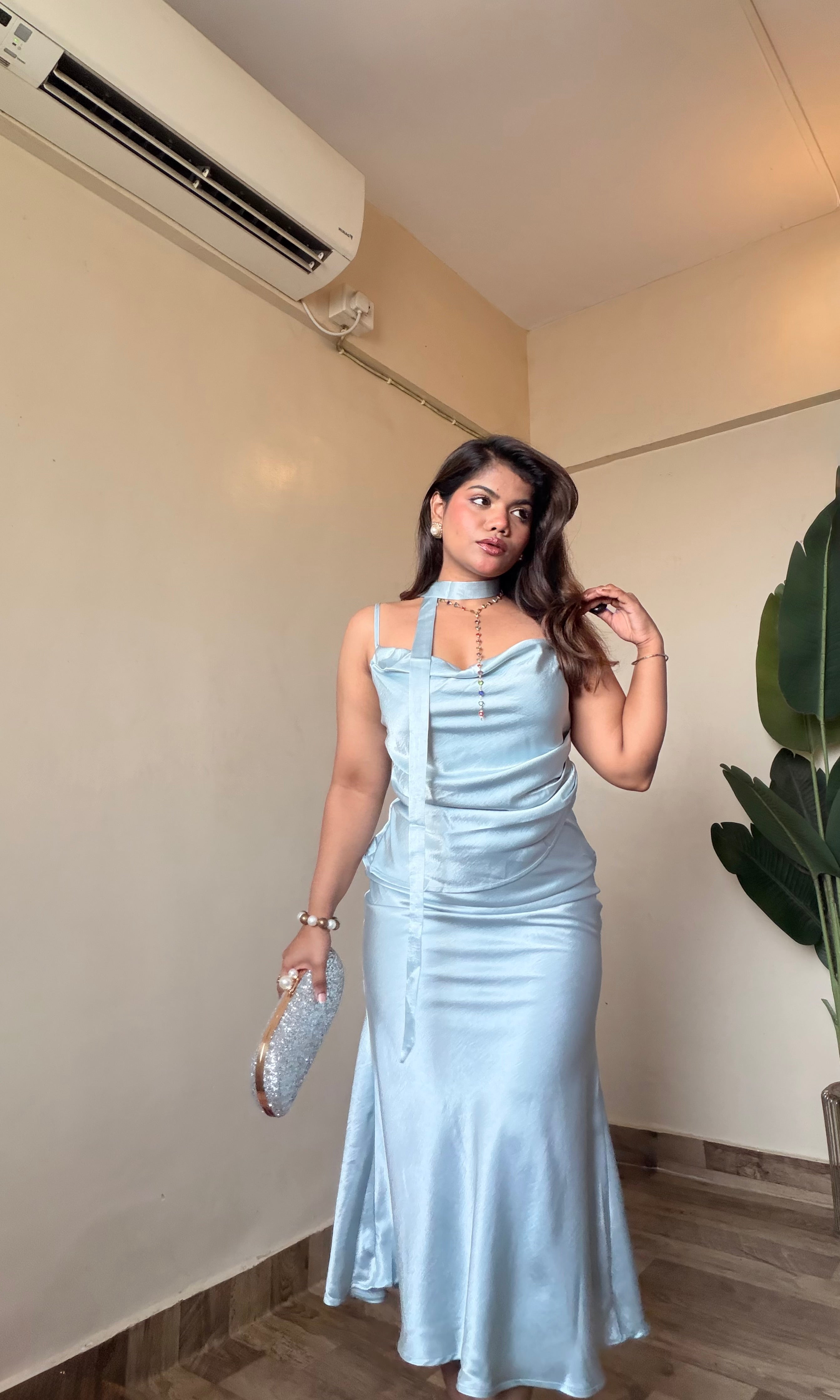 Luna Satin Dress