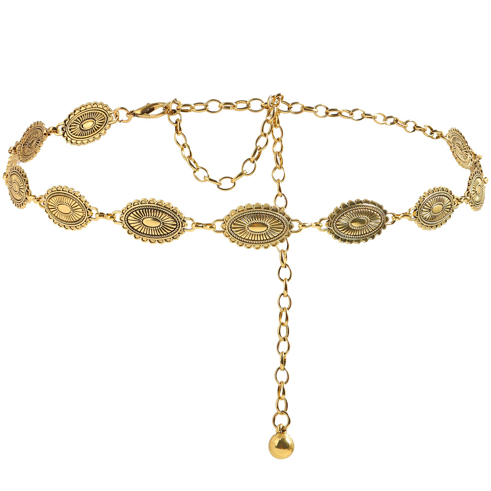 Golden Metal Waist Chain Design : 1