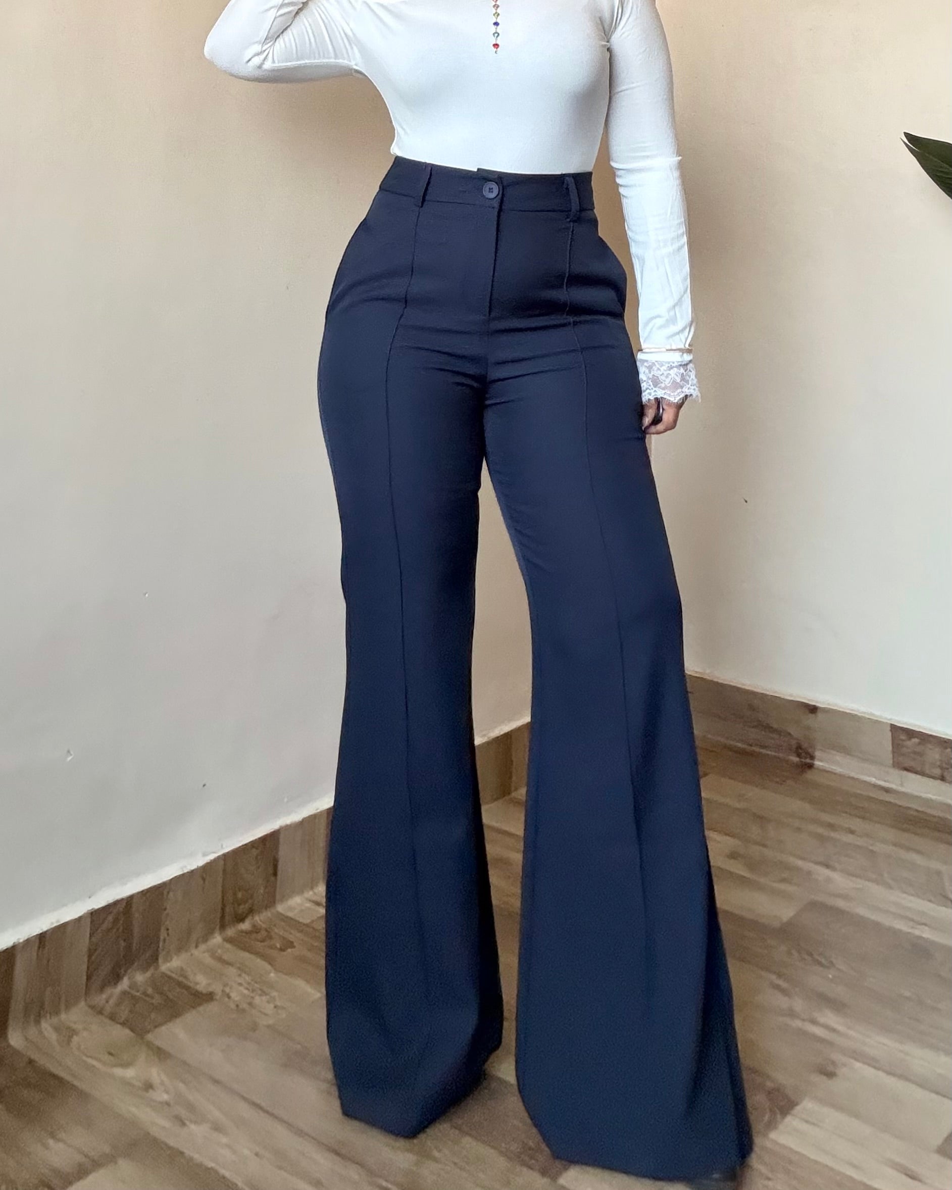 High Waist Bootcut Trouser
