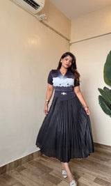Coat Style Magic Plated Dress