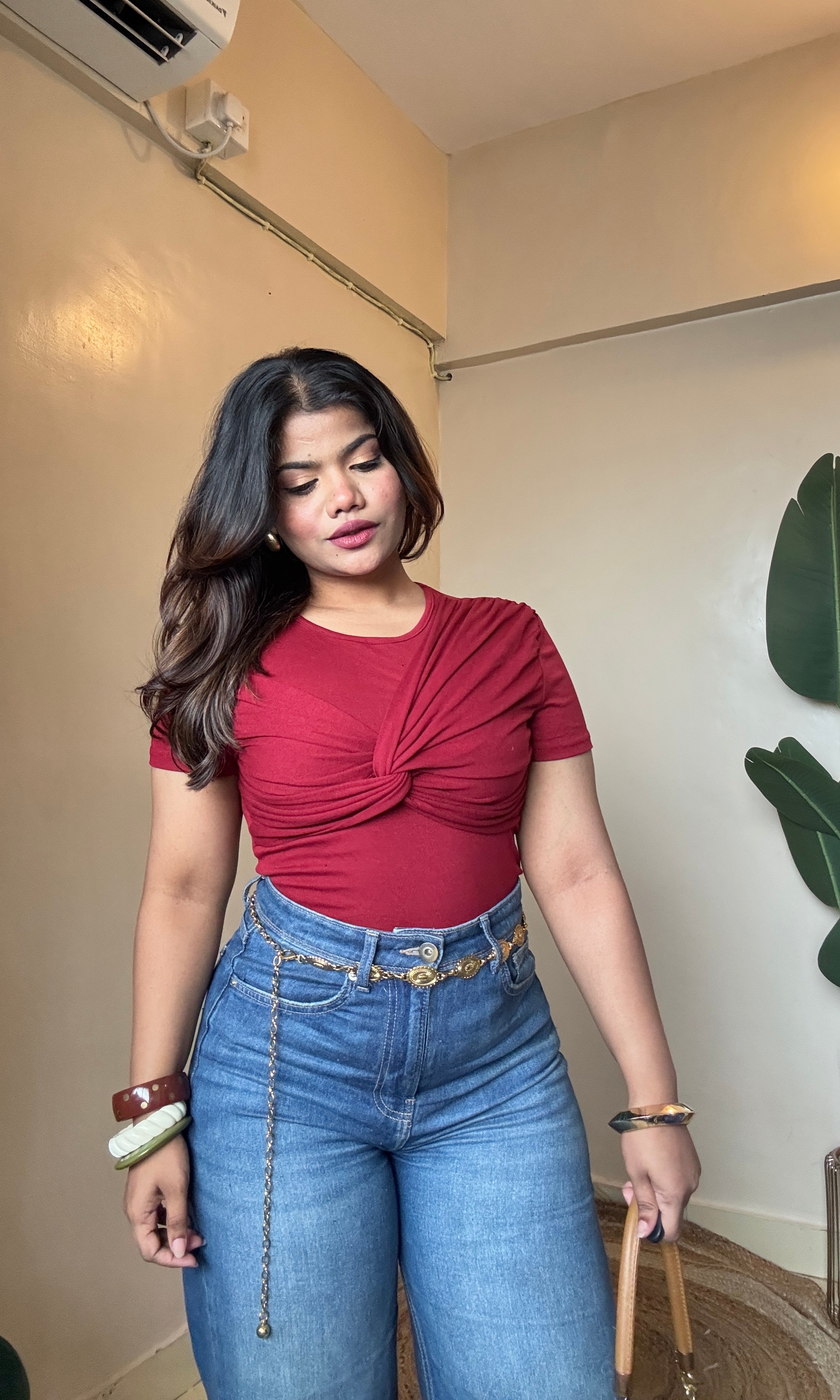 Twisted Knot Detailing Top