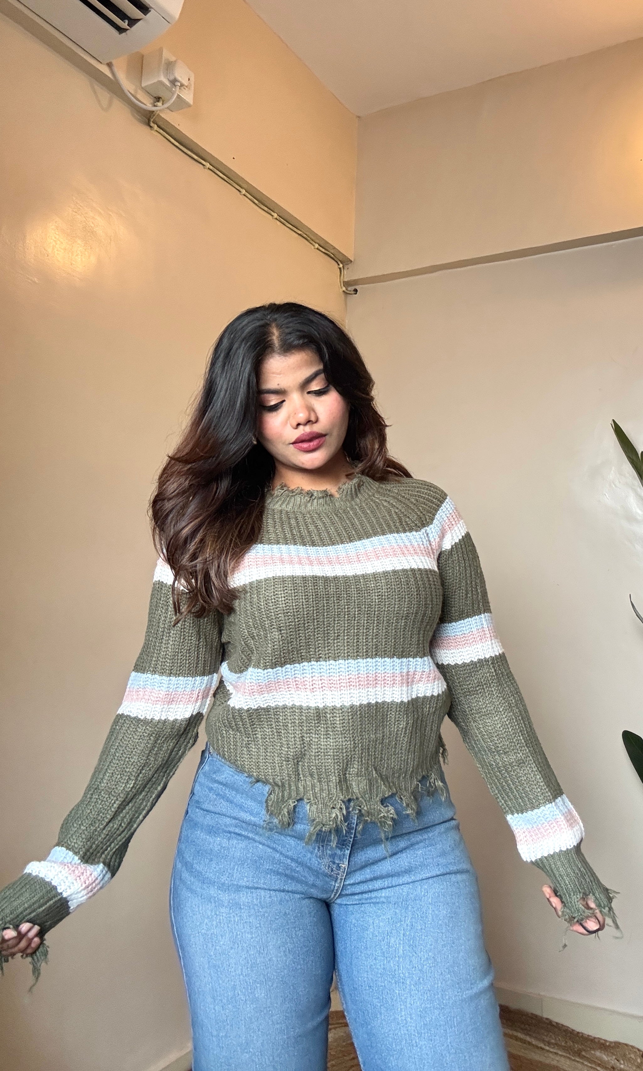 Olive Green Pullover