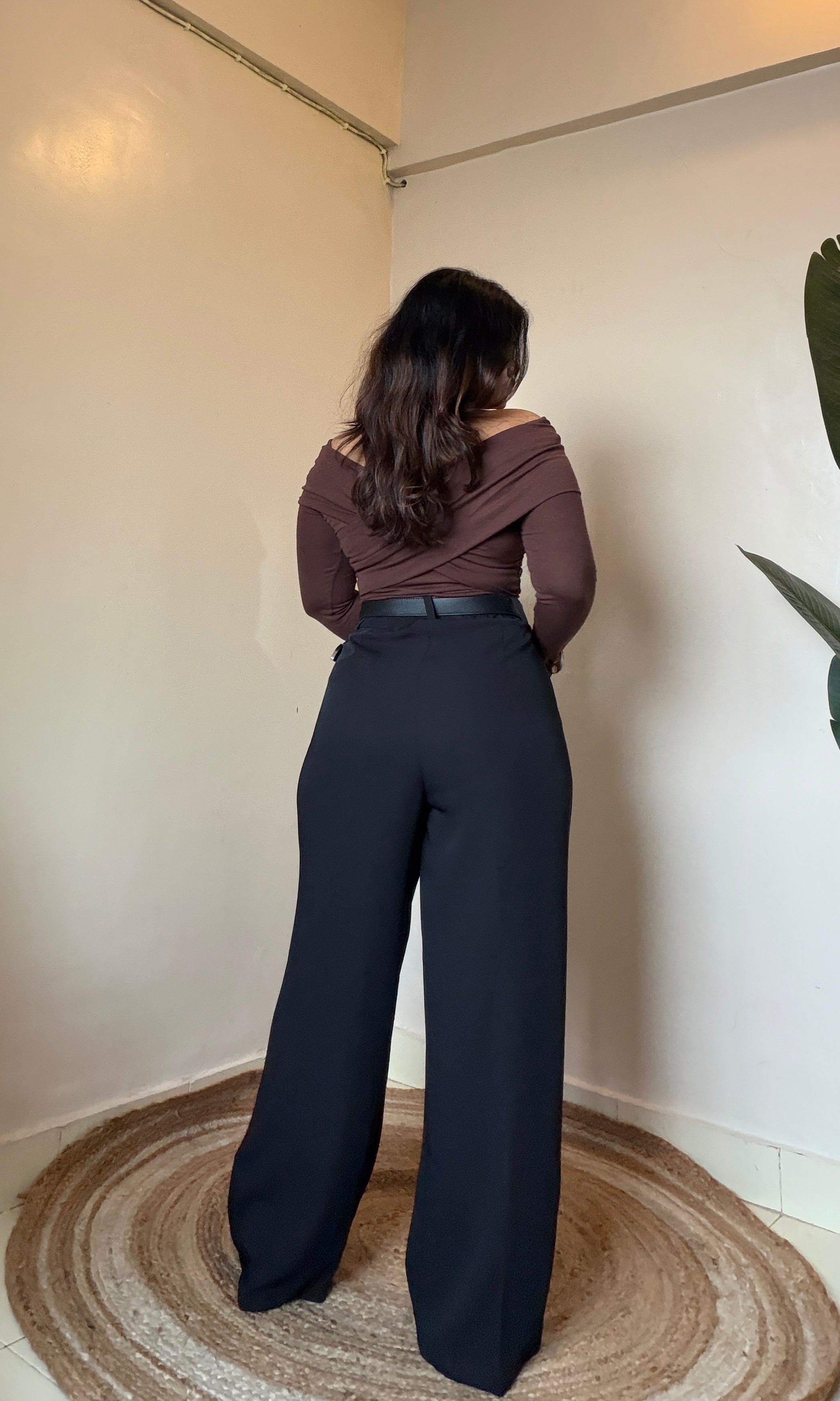 Premium Black Tailored Trouser