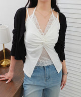 Lacey in-built Padded Tank Top