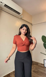 Overlapped Crop Top