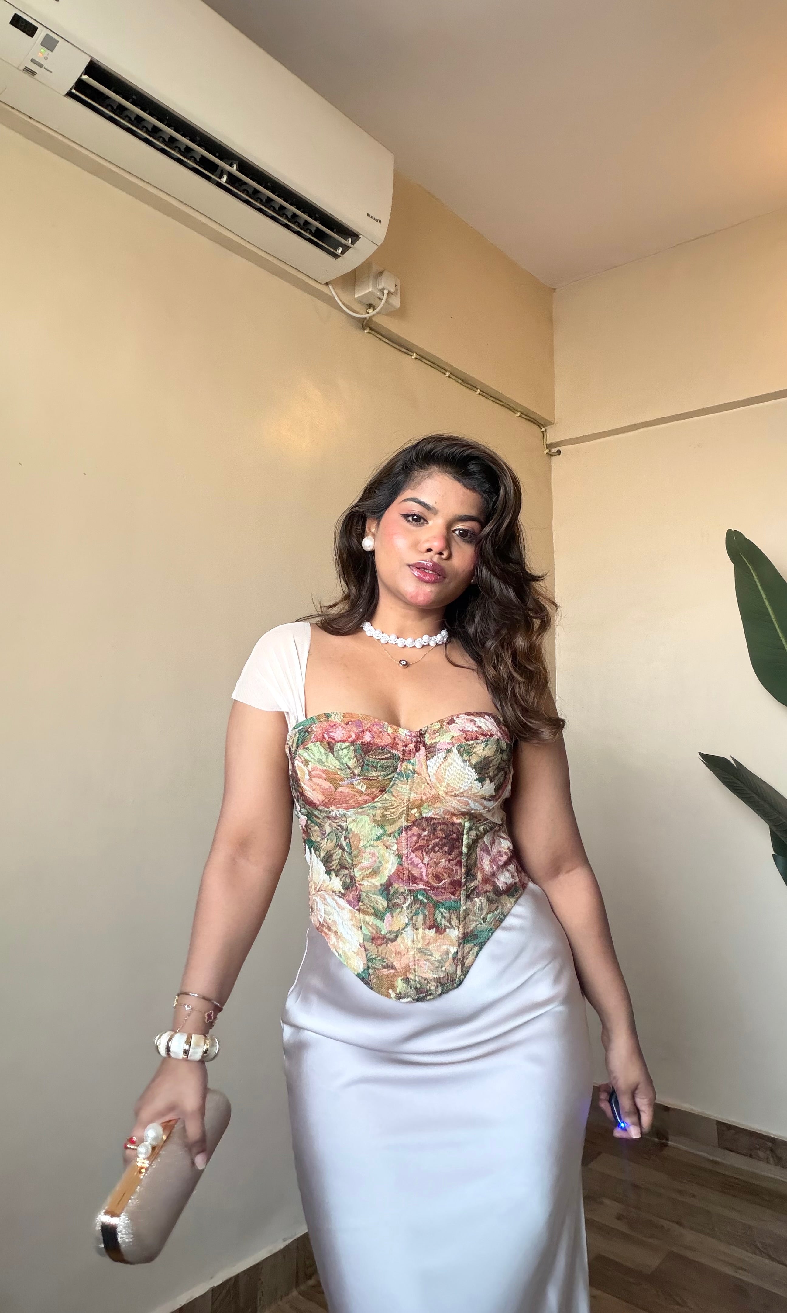 Vintage Affair Floral Corset