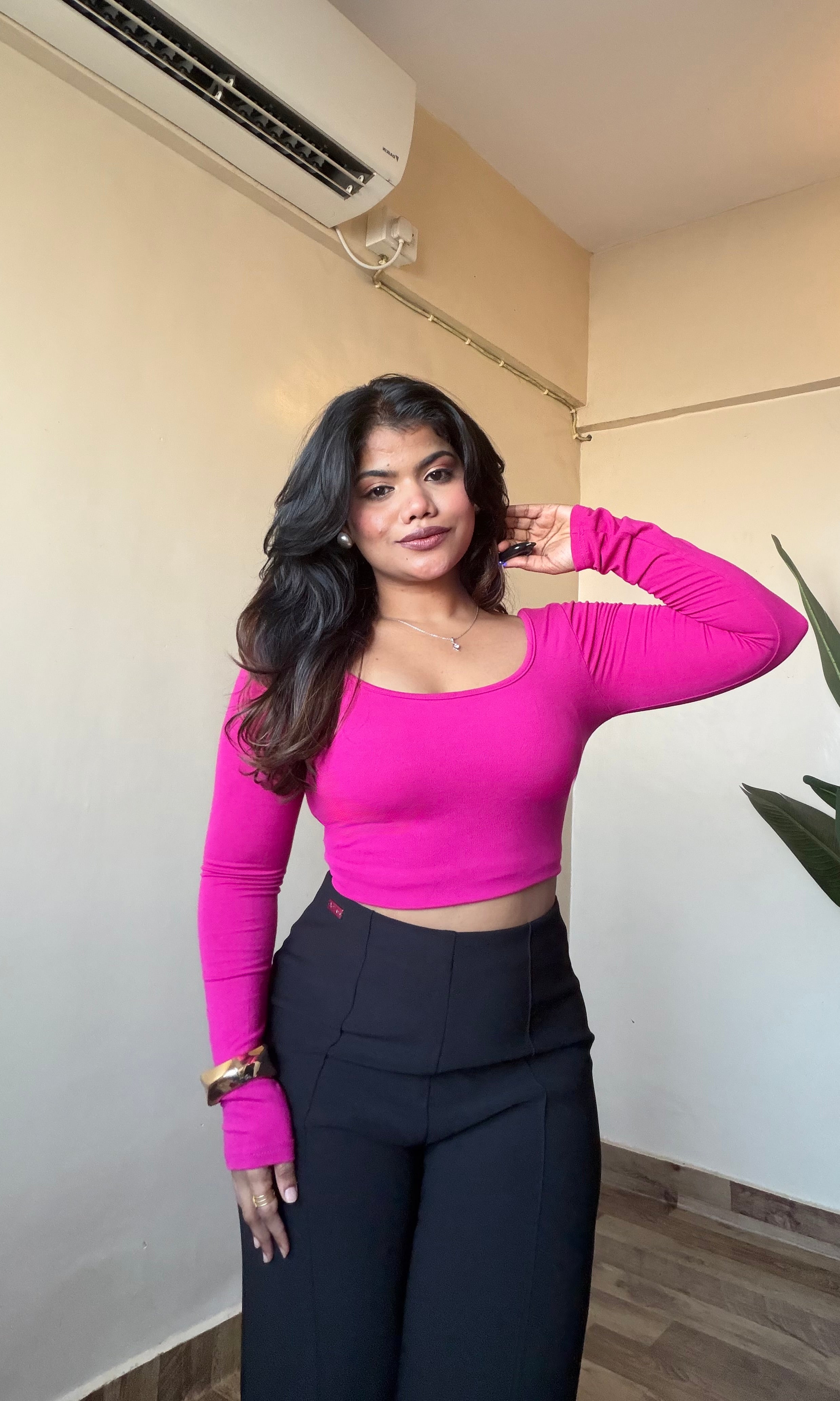 In-Built Padded Backless Wrap Top