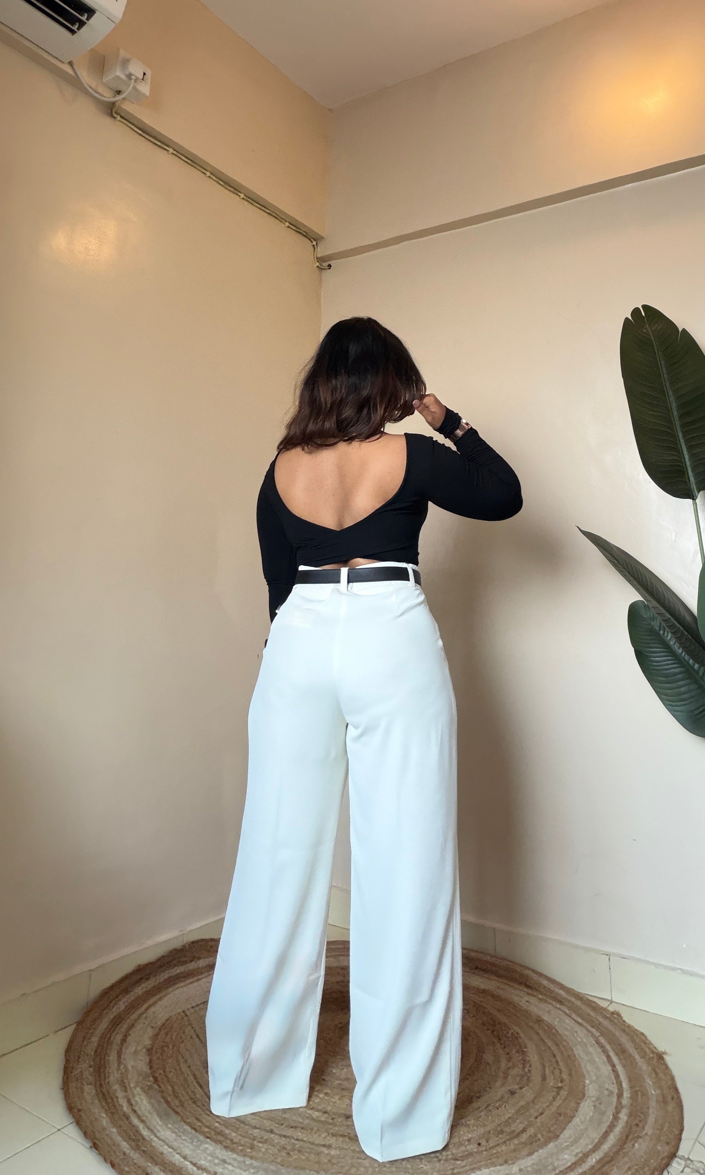 Premium White Tailored Trouser