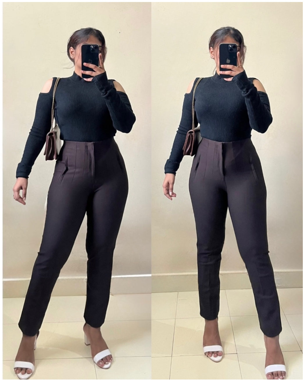 Bestseller Brown High Waist Trouser